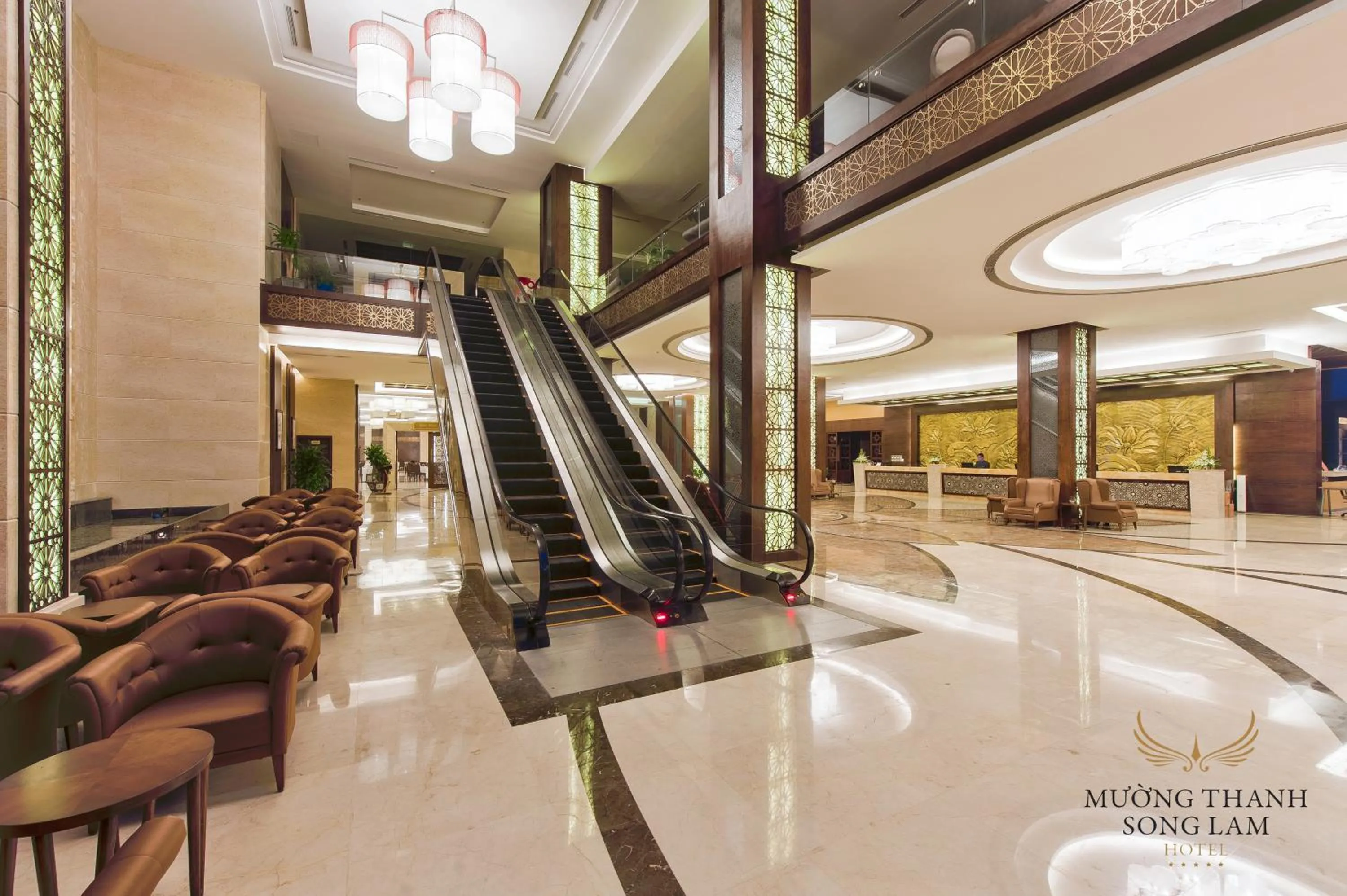 Lobby or reception in Muong Thanh Luxury Song Lam Hotel
