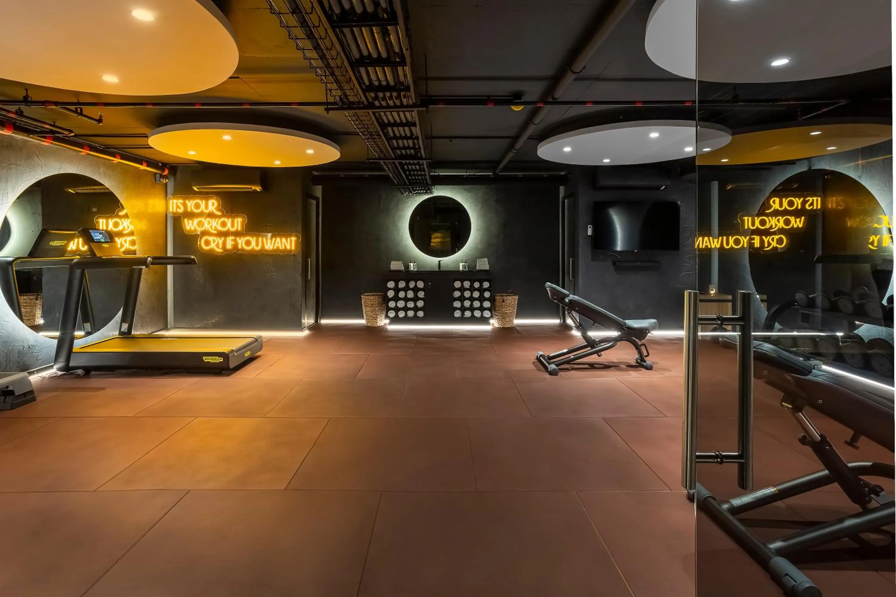 Fitness centre/facilities in O' Two Hotel