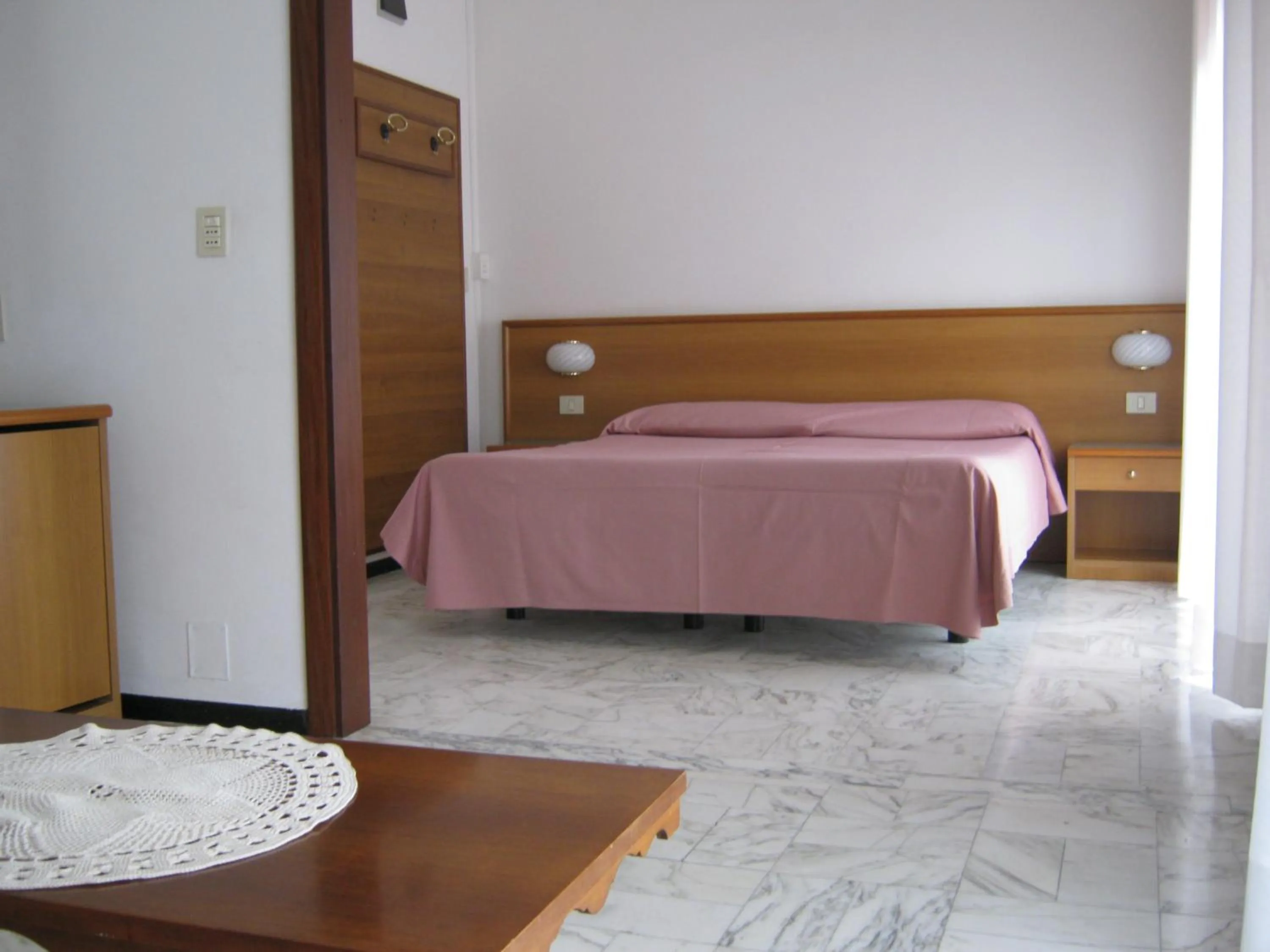 Bed in Hotel Valentino