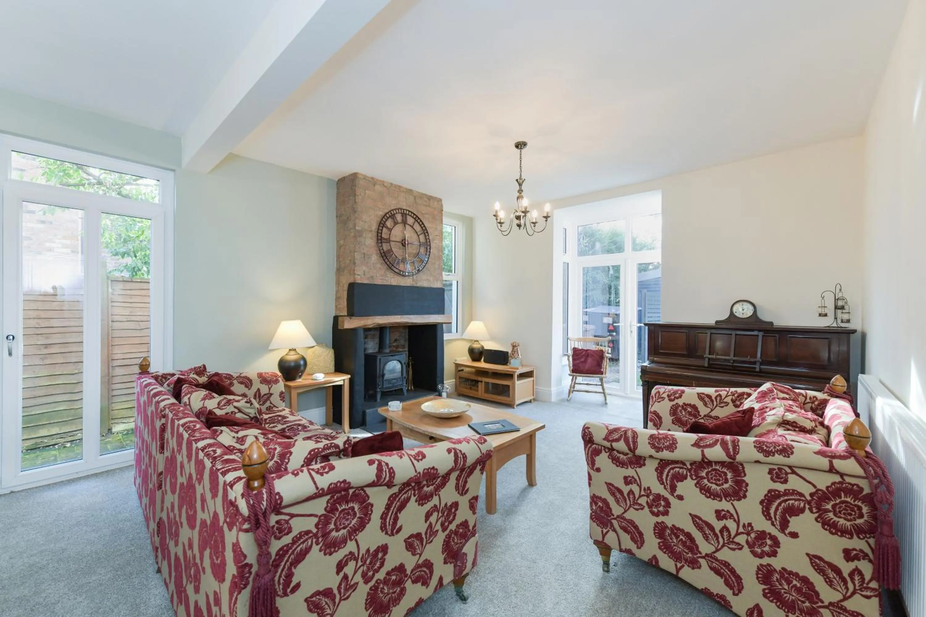 Living room in Borrowfield Lodge