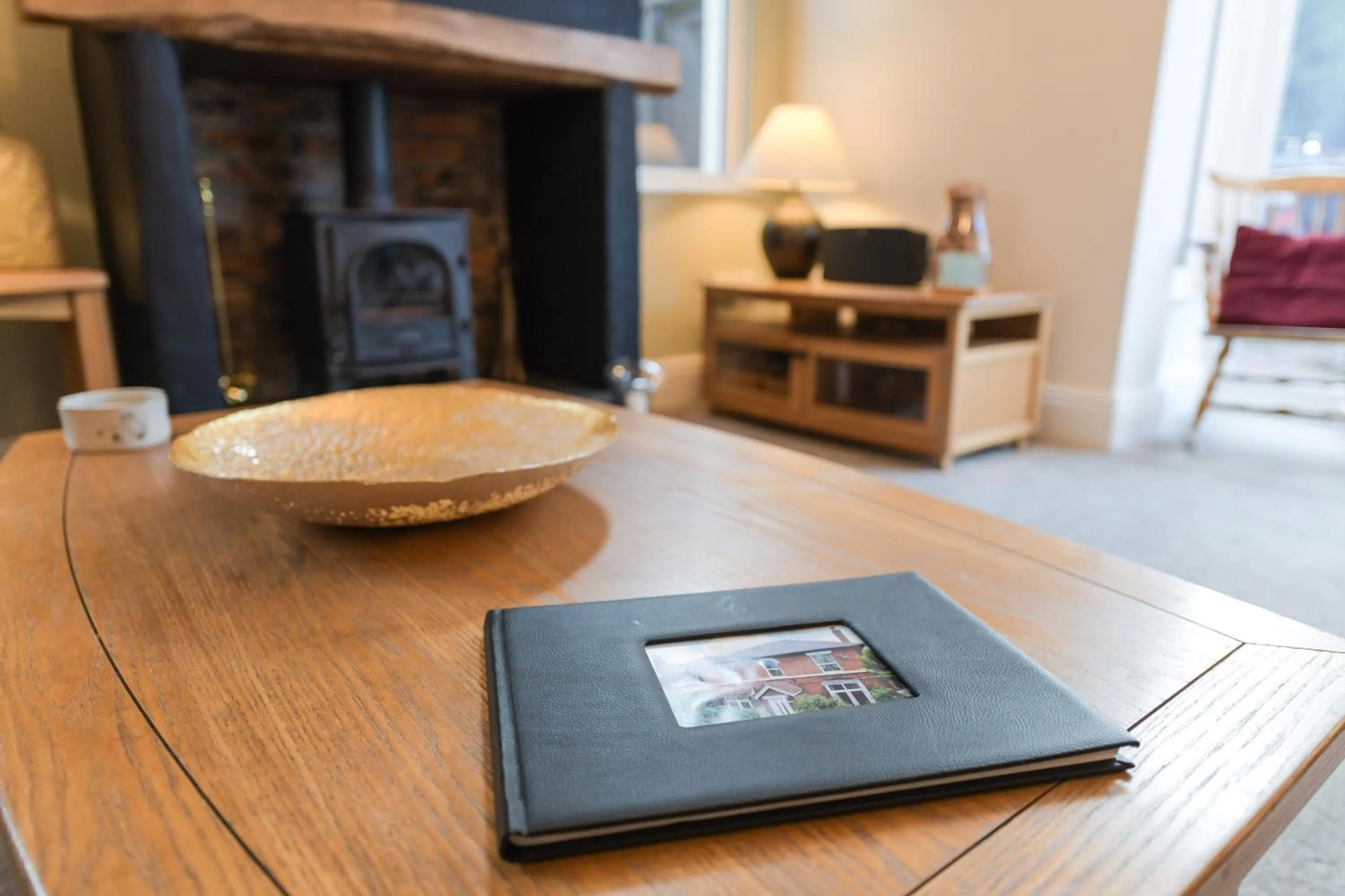 Living room in Borrowfield Lodge