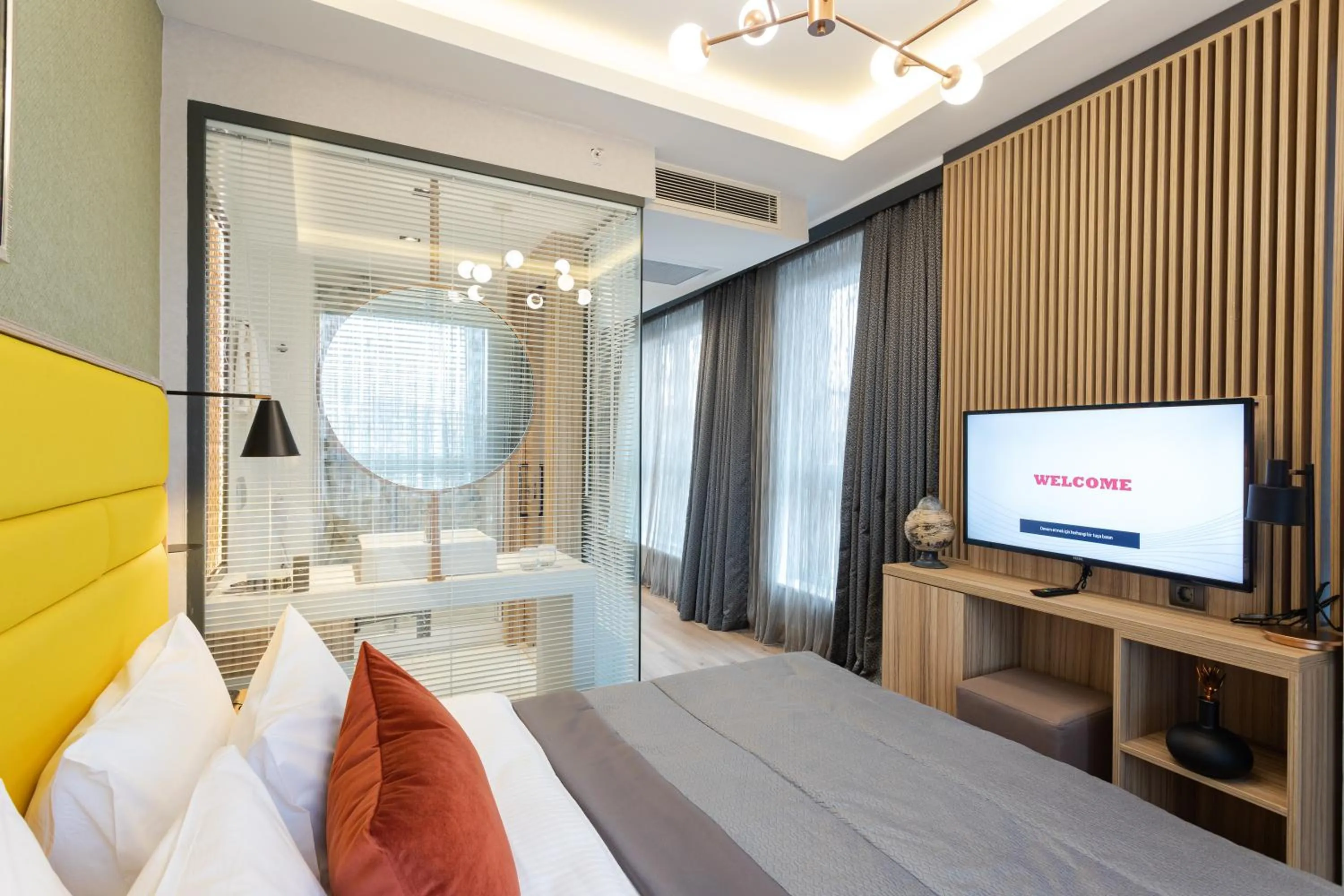 Bed in ROX Hotel Ankara