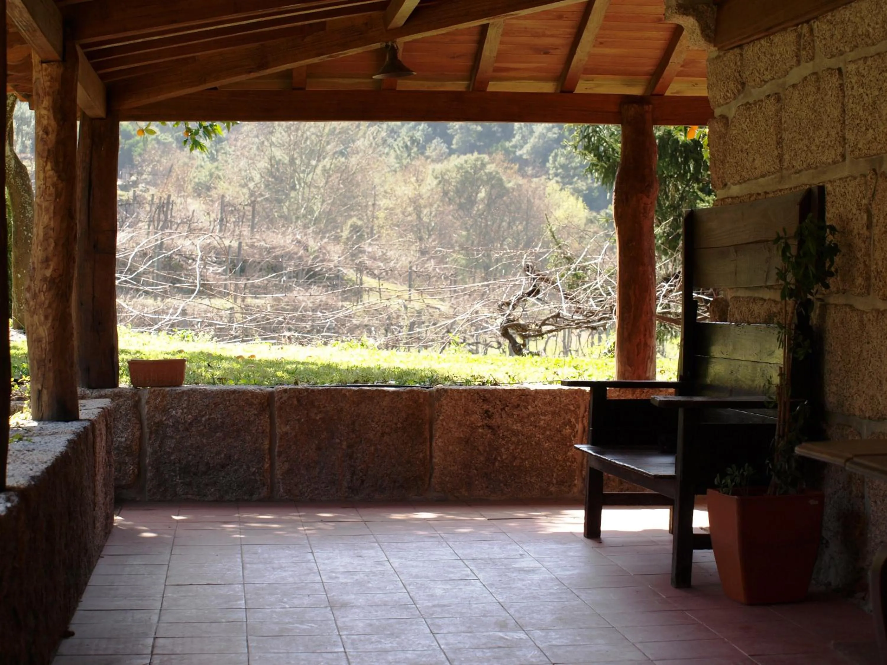 Balcony/Terrace in Quinta da Pousadela - Agroturismo