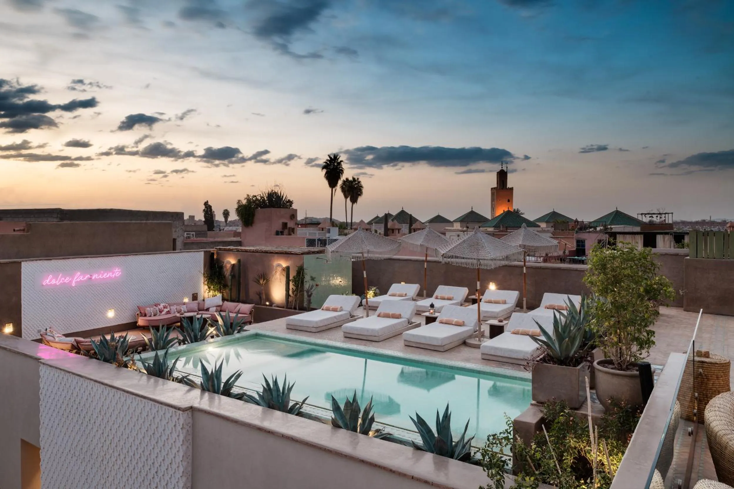 Pool view in 72 Hotel & Spa