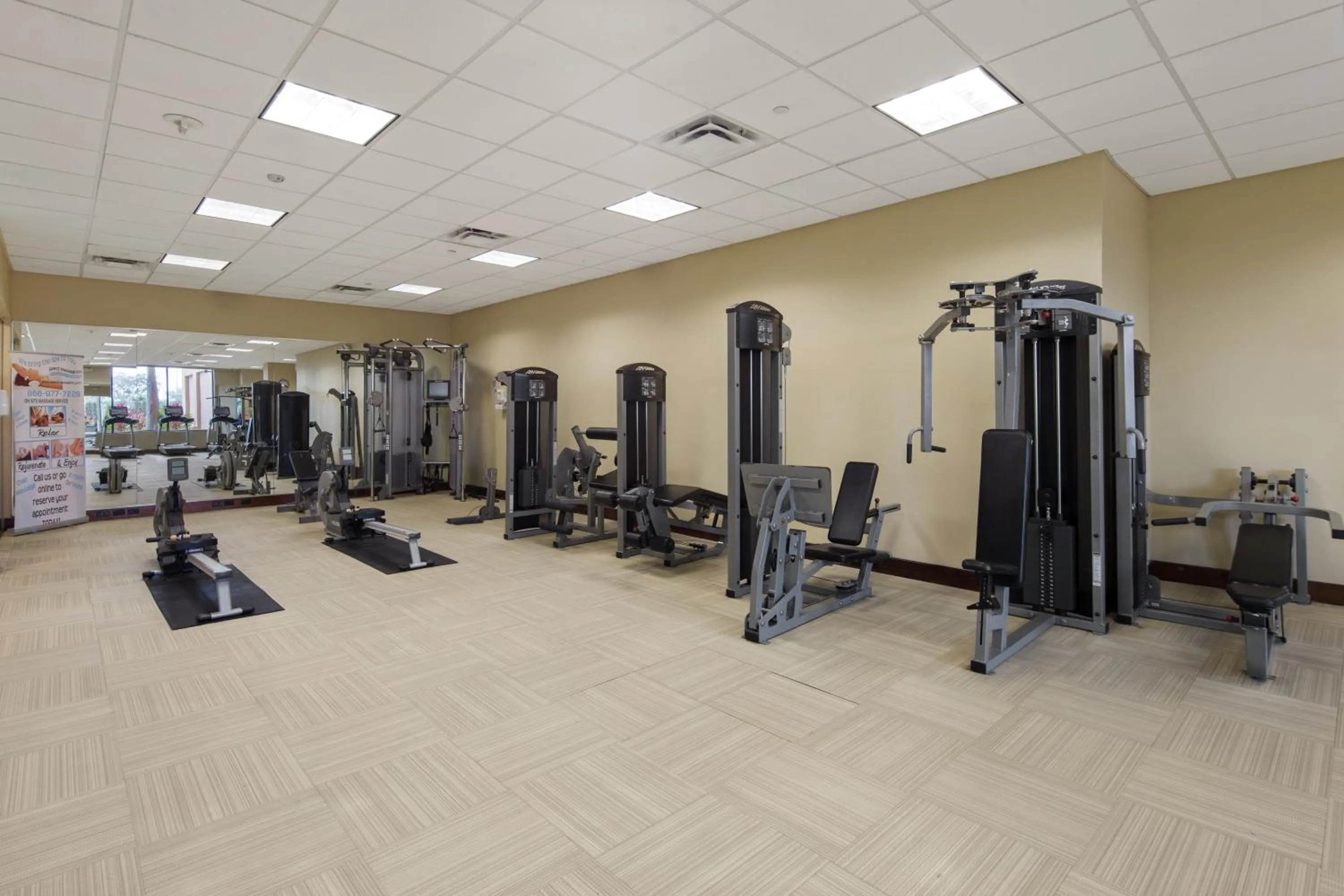 Fitness centre/facilities in The Florida Hotel & Conference Center in the Florida Mall
