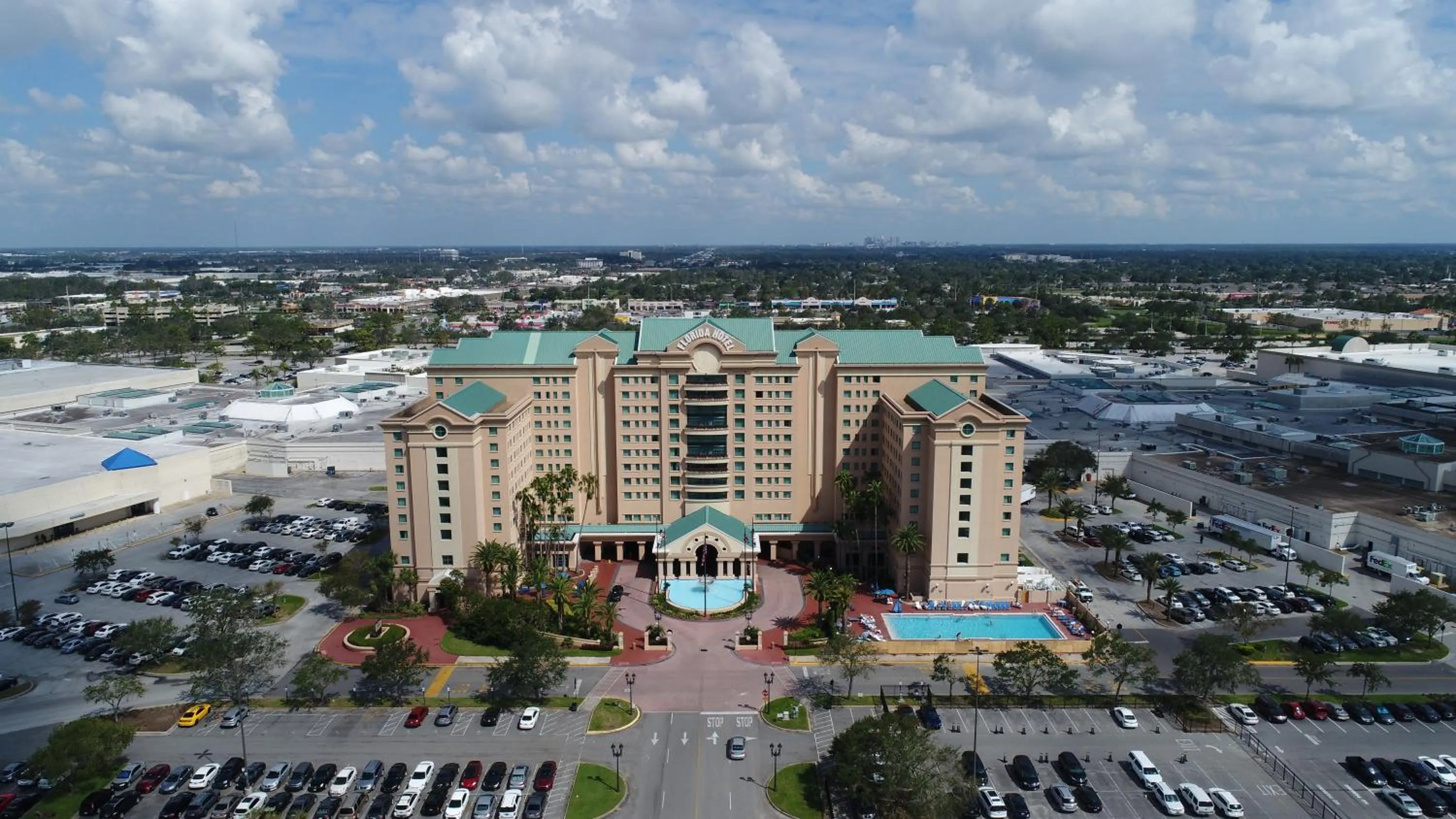 Property building in The Florida Hotel & Conference Center in the Florida Mall