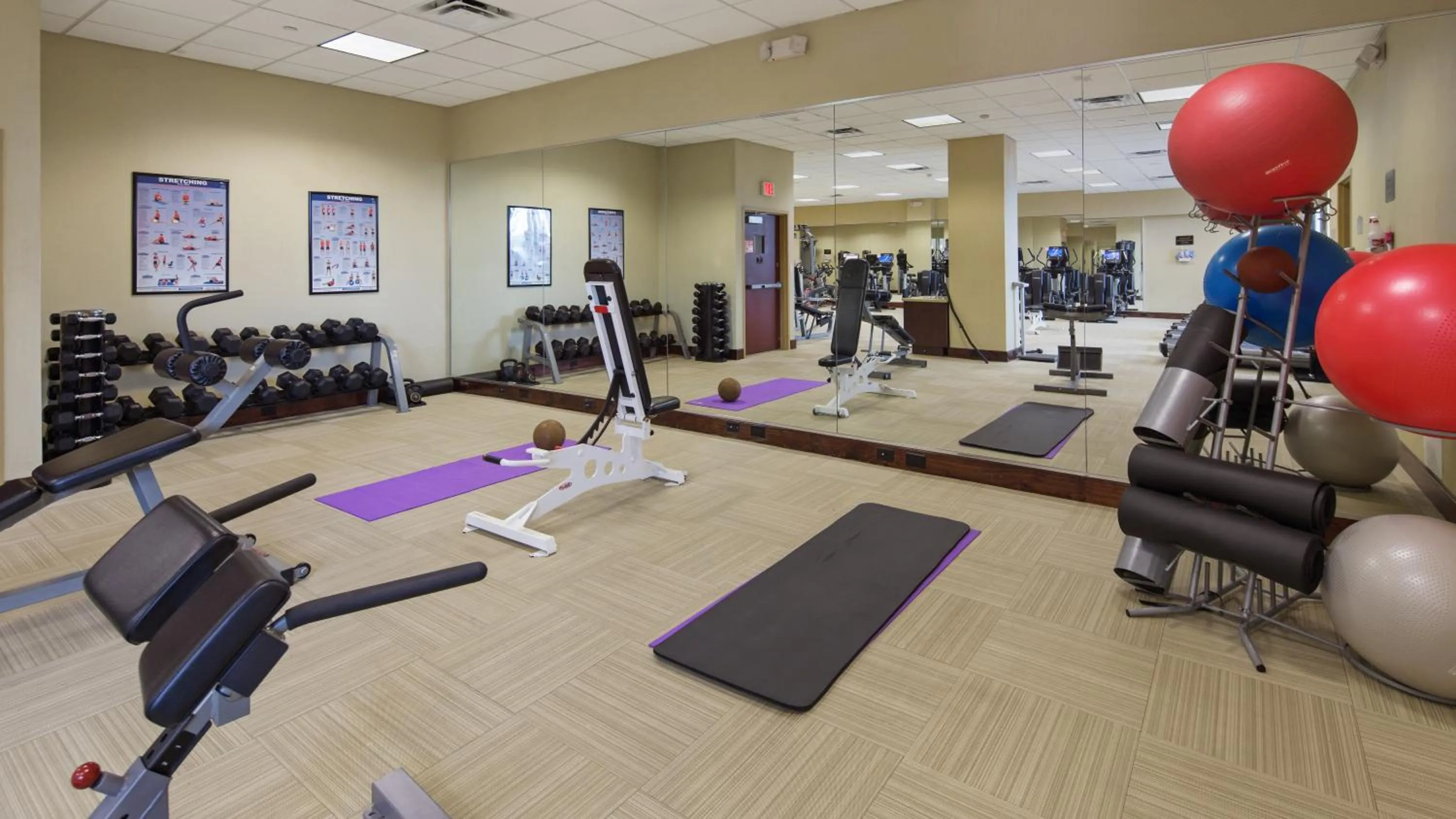 Fitness centre/facilities in The Florida Hotel & Conference Center in the Florida Mall