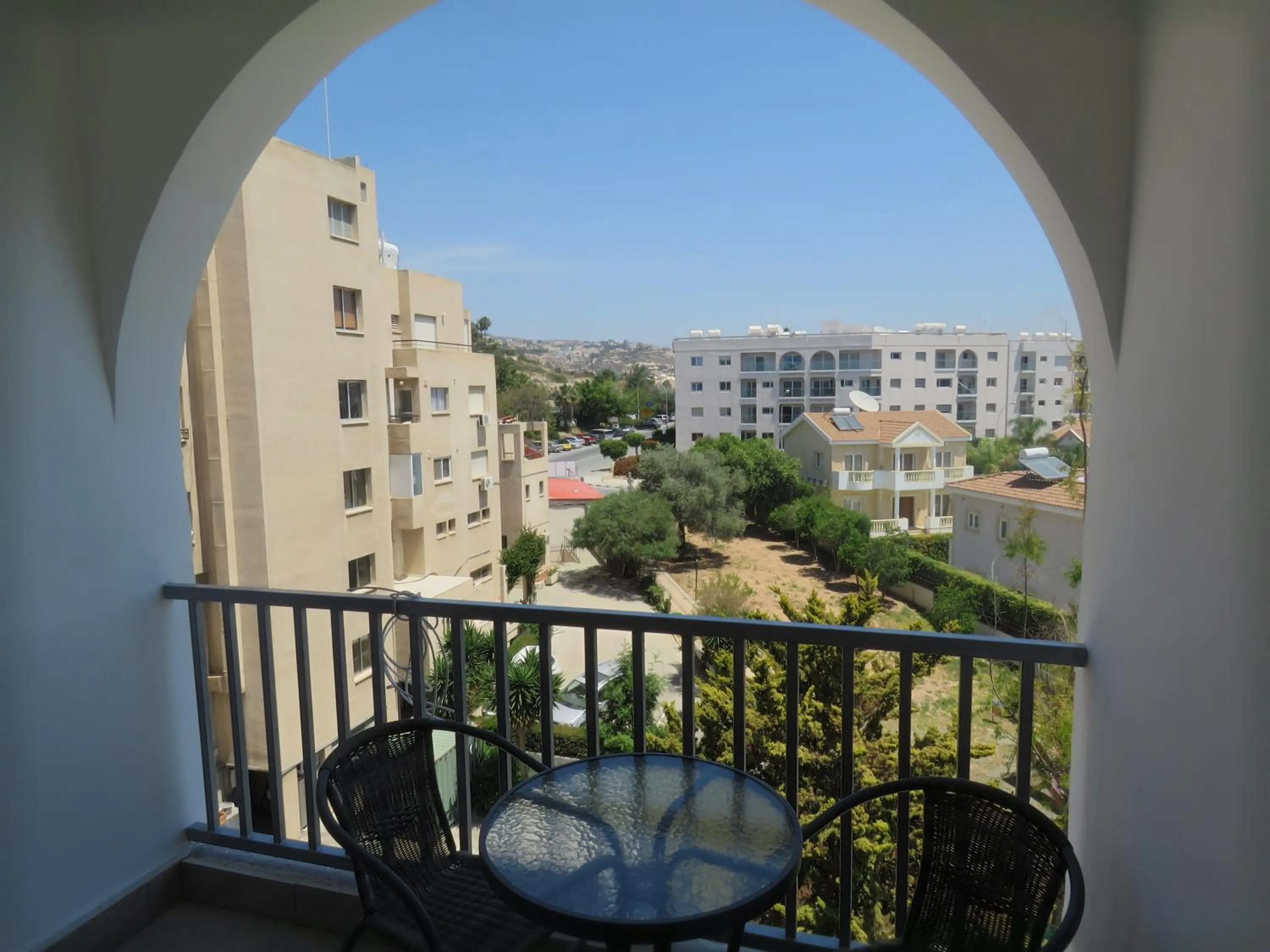 Patio in Polyxeni Hotel Apartments