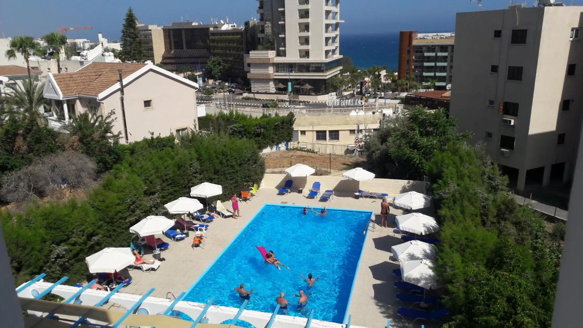 Pool view in Polyxeni Hotel Apartments