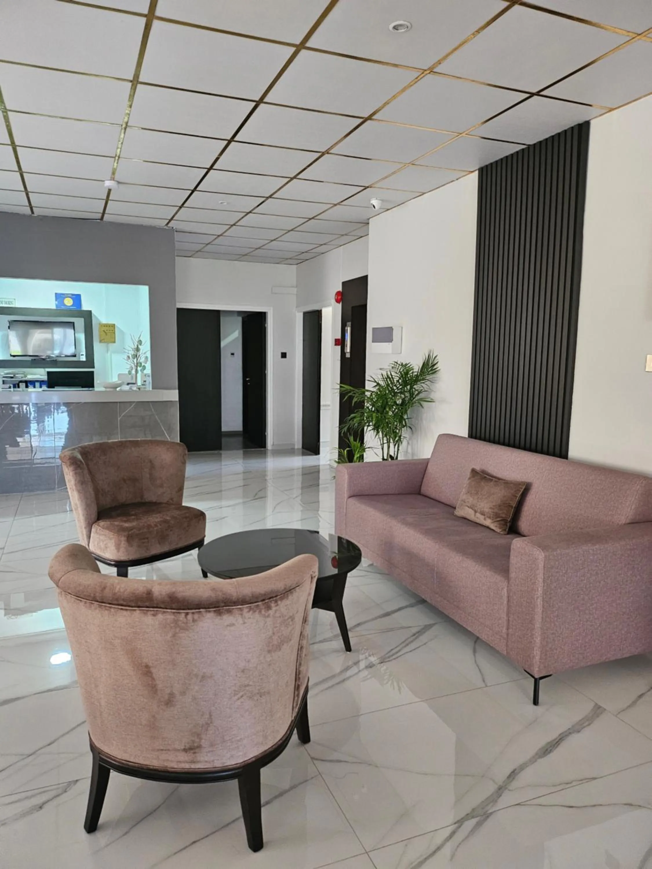 Lobby or reception in Polyxeni Hotel Apartments