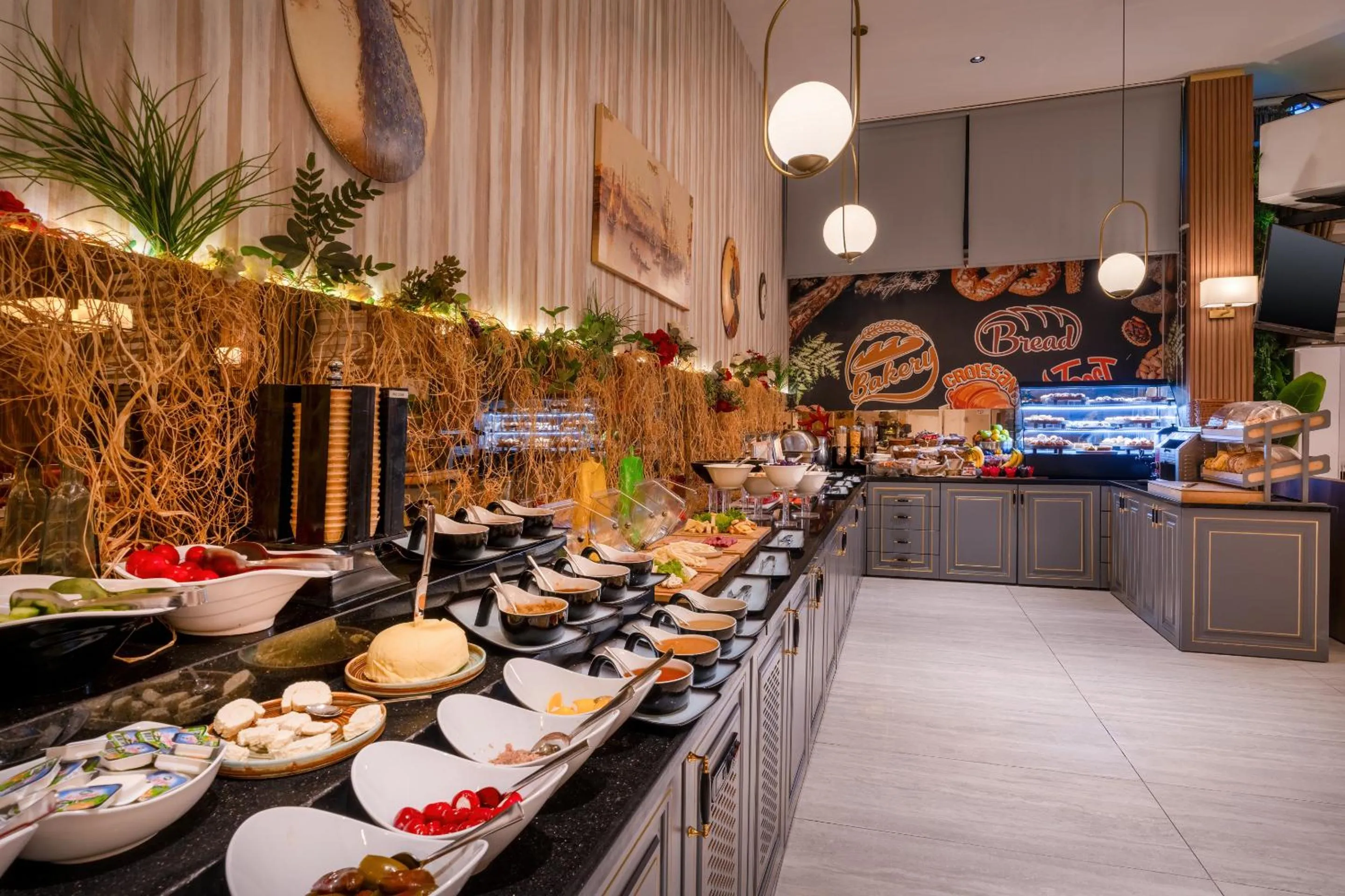 Buffet breakfast in Best Western Premier Hidden Hills Hotel