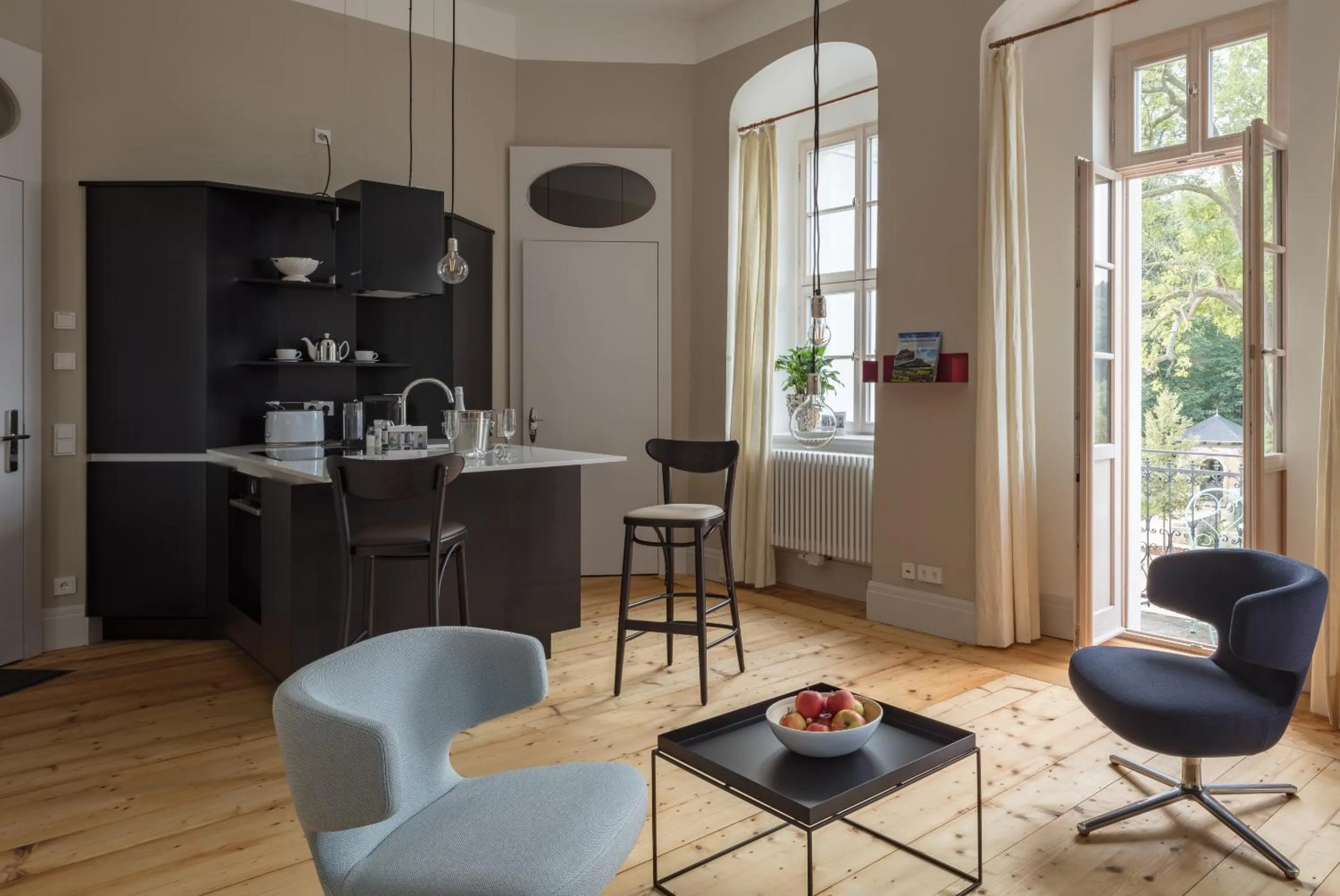 Photo of the whole room in Schloss Prossen