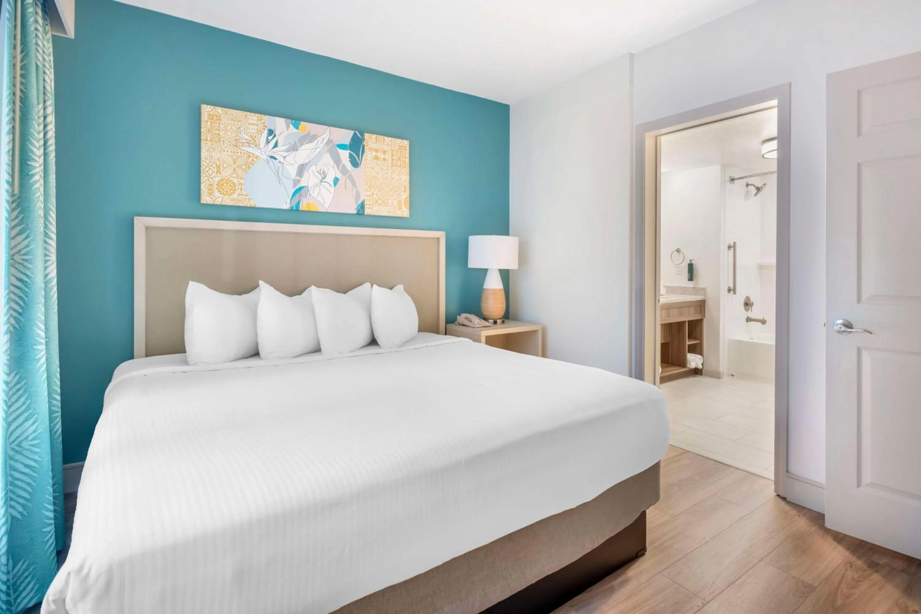 Bed in Hilton Vacation Club Aqua Sol Orlando West