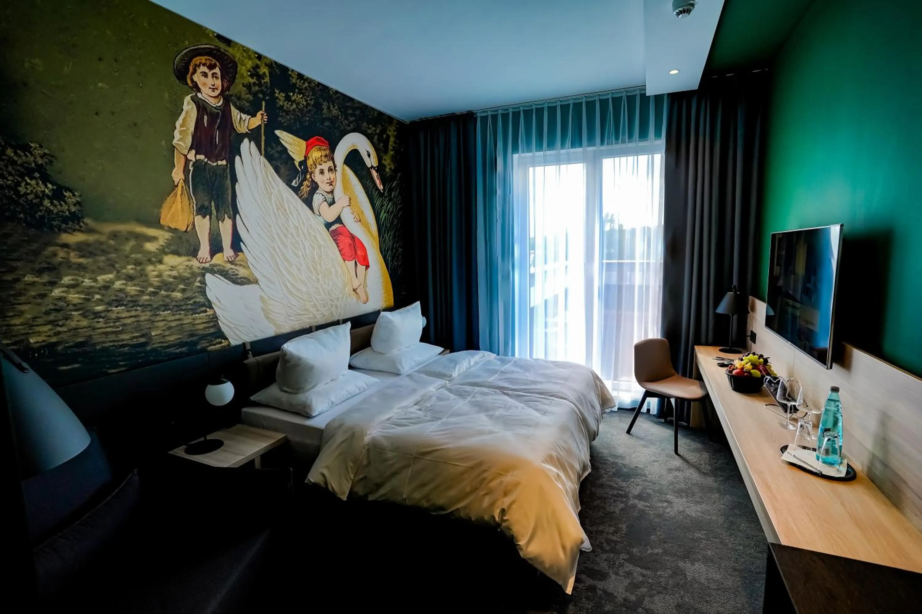 Bed in Hotel Viktorosa