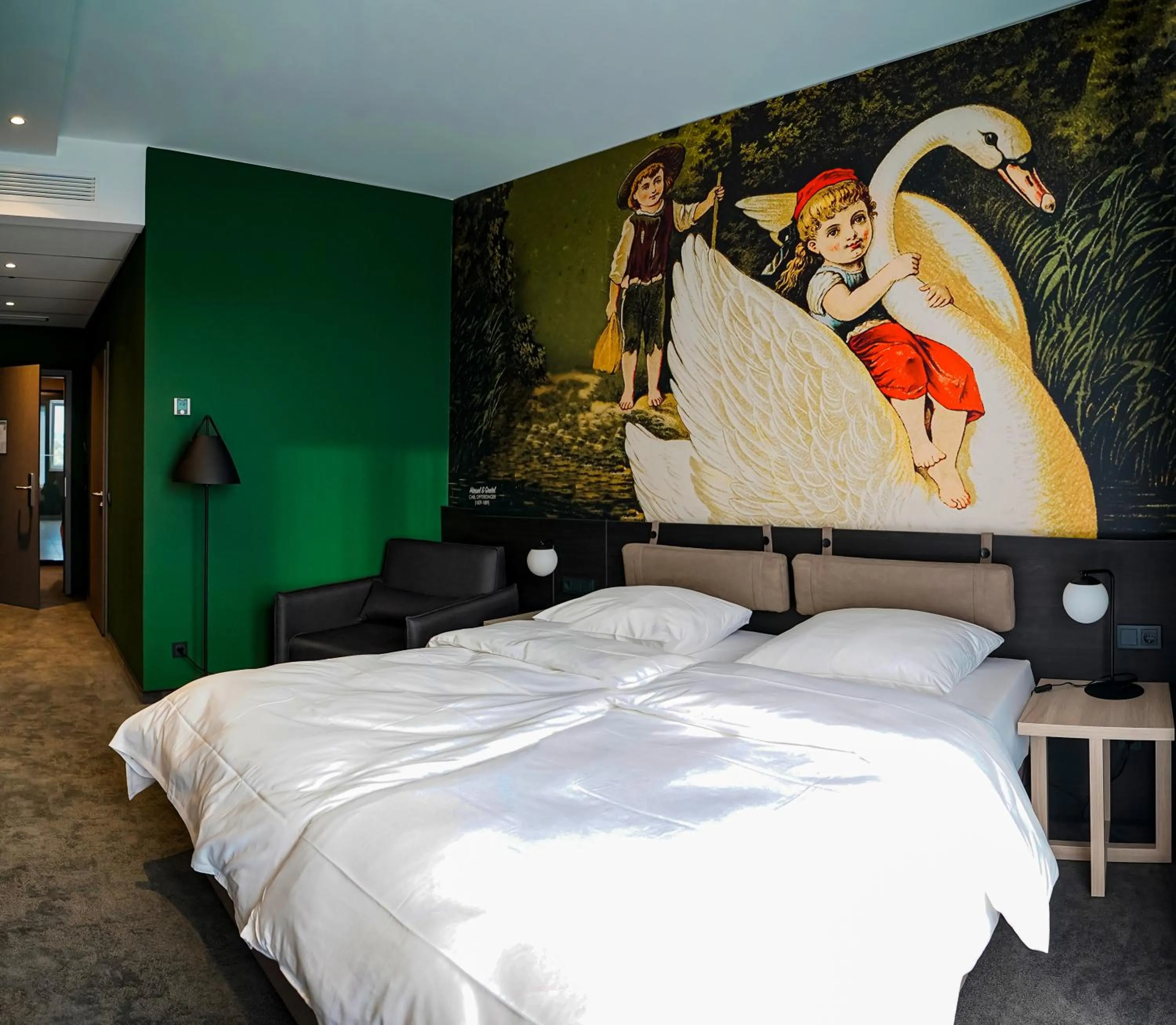 Bed in Hotel Viktorosa