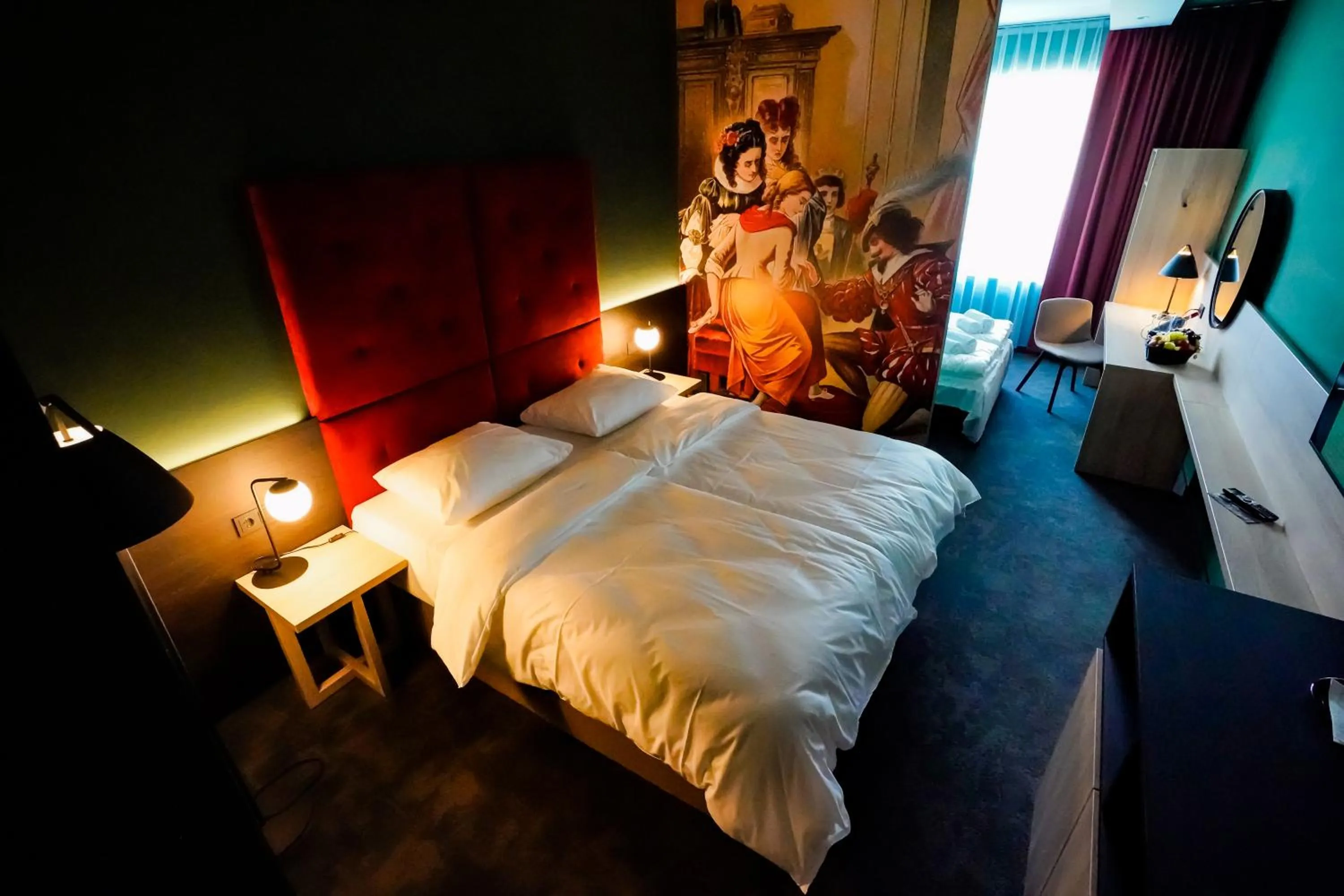 Bed in Hotel Viktorosa