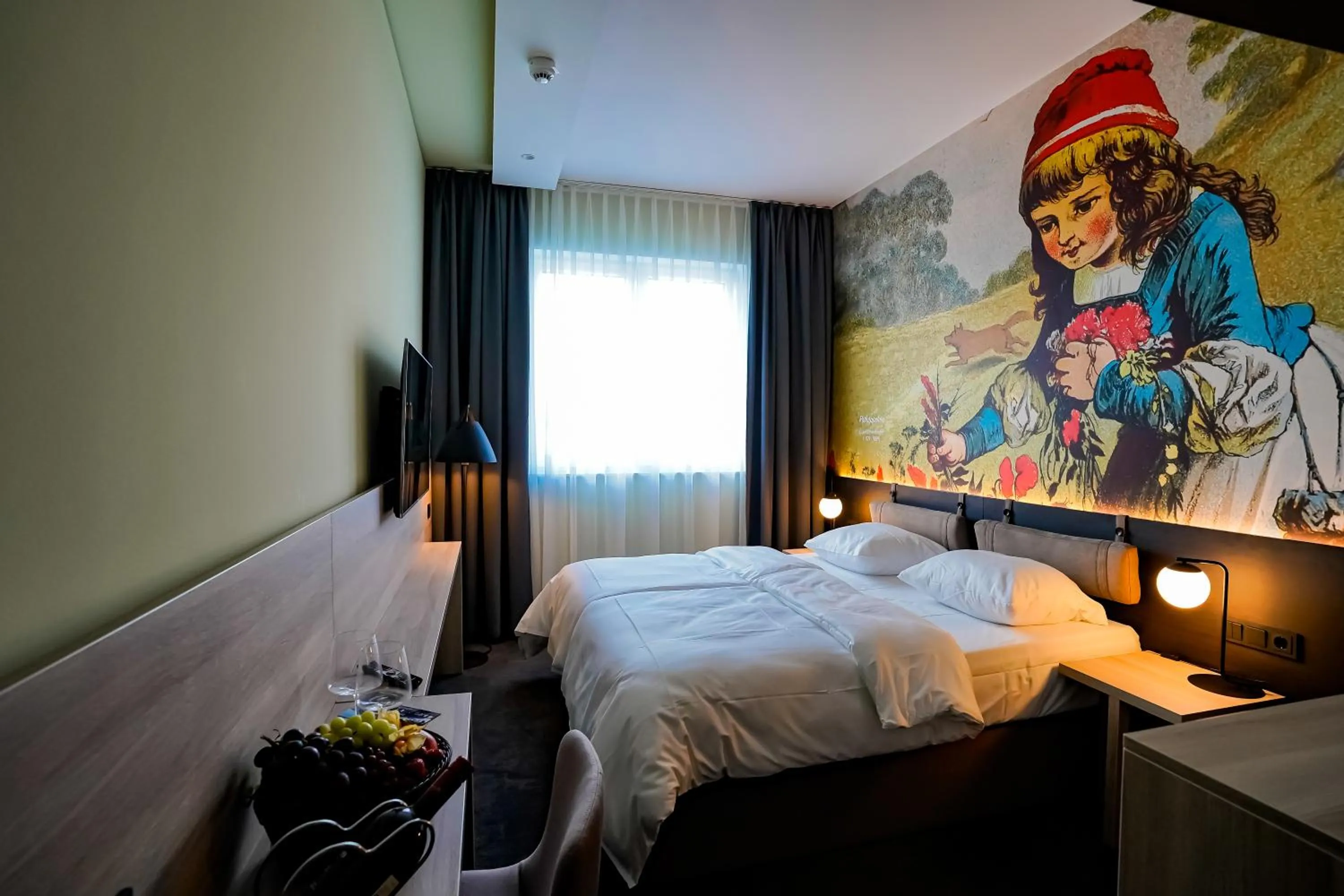 Bed in Hotel Viktorosa