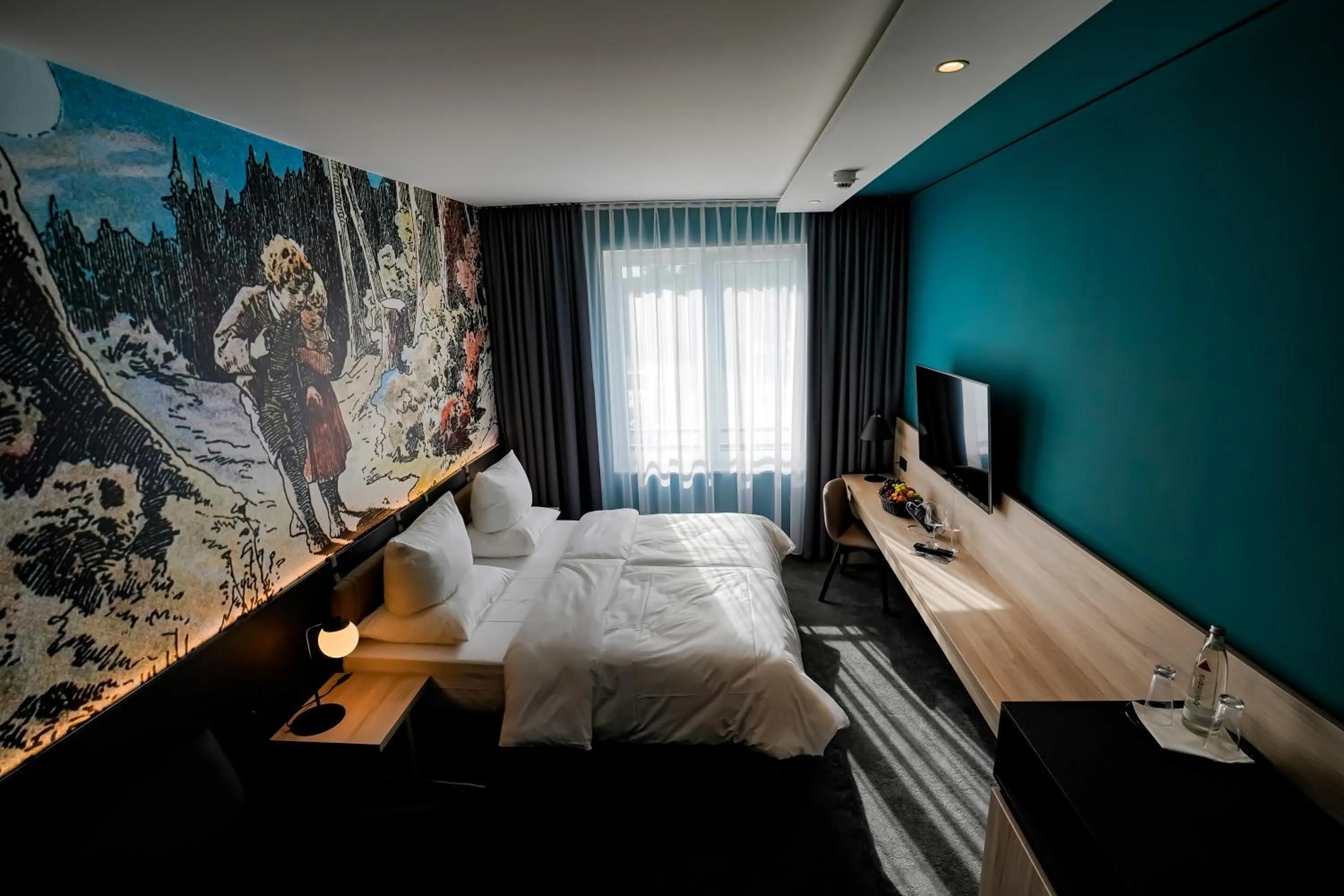 Bed in Hotel Viktorosa