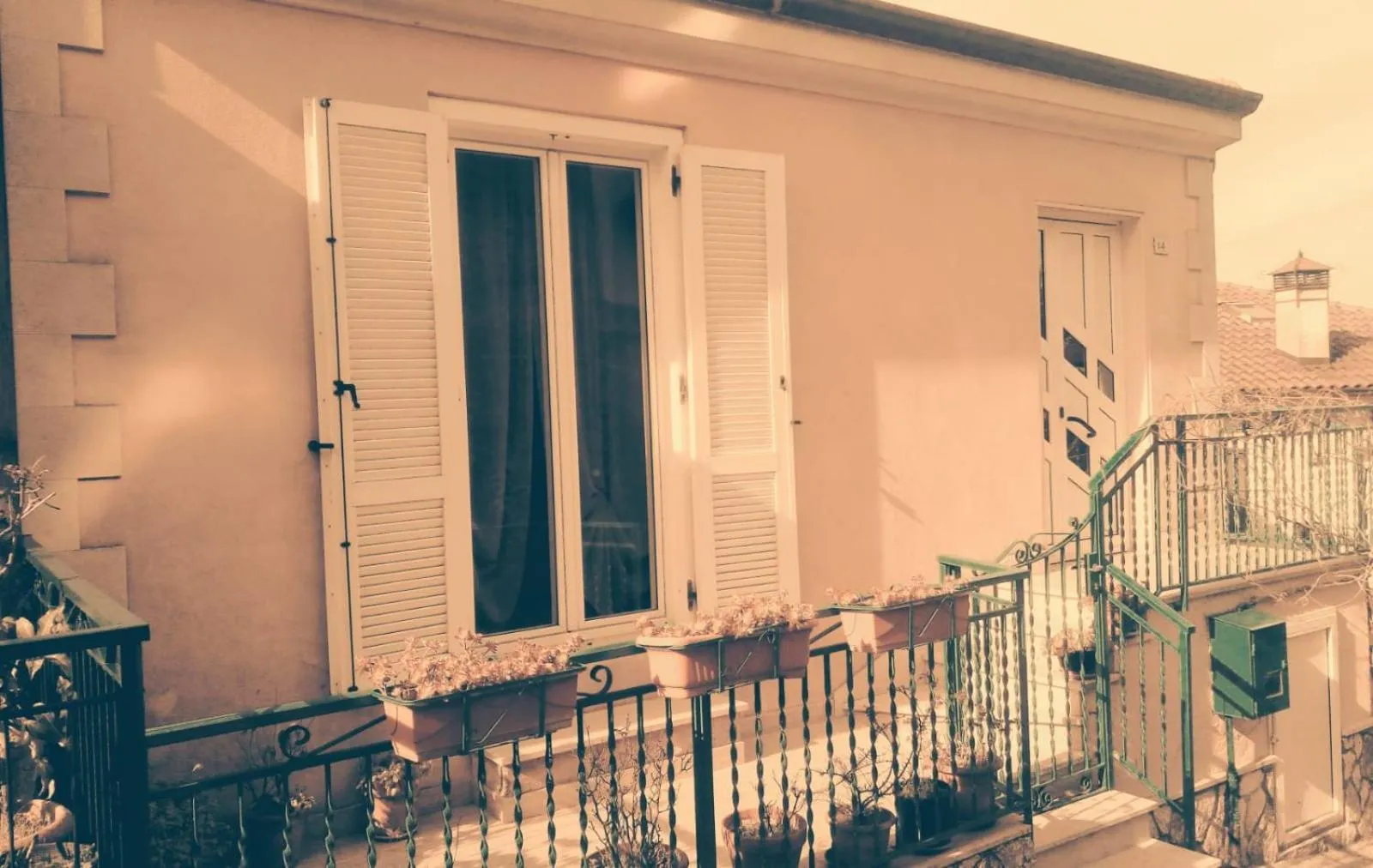 Balcony/Terrace in B&B Le Colonne