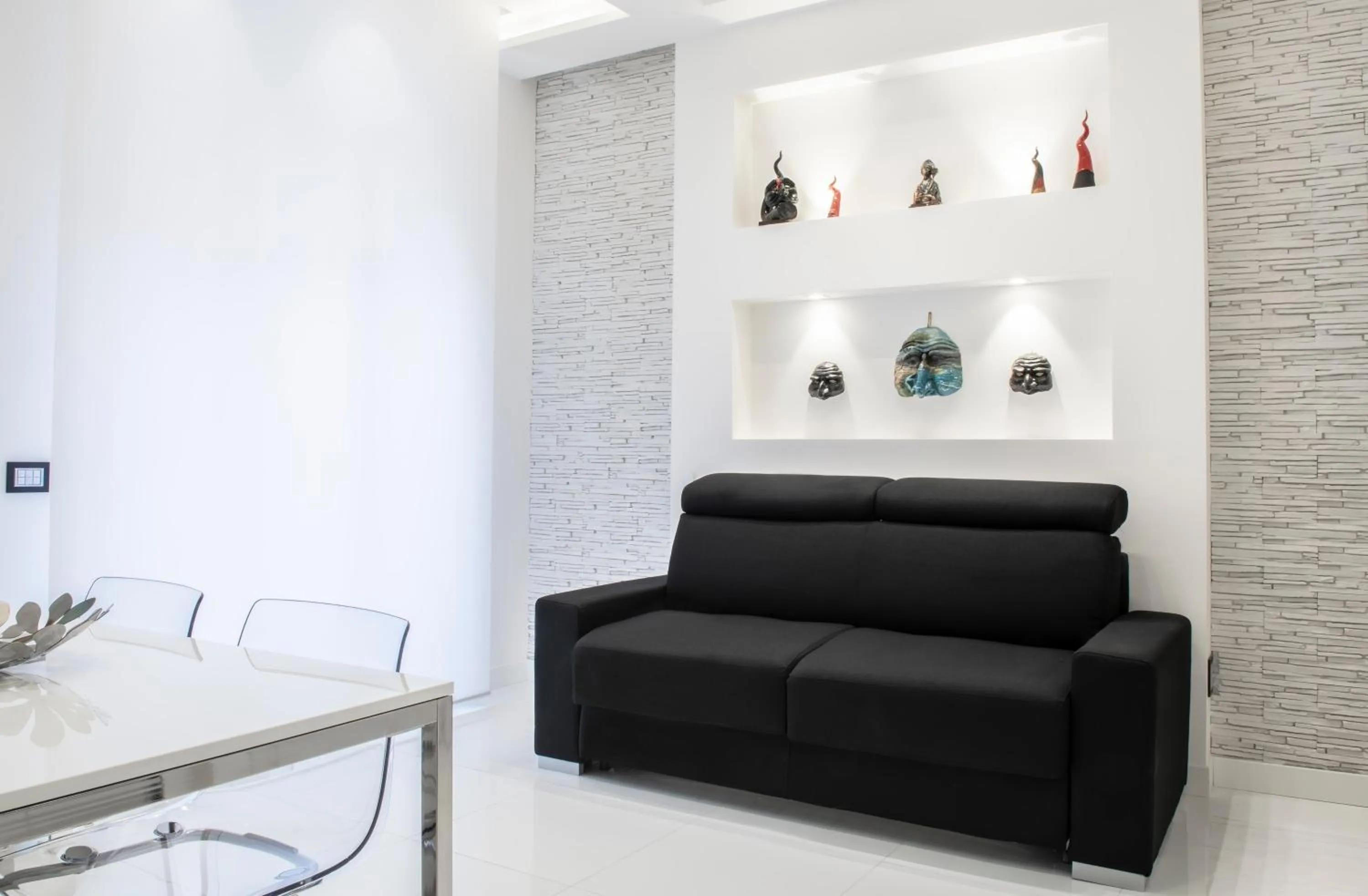 Living room in Rettifilo 201 Exclusive Rooms