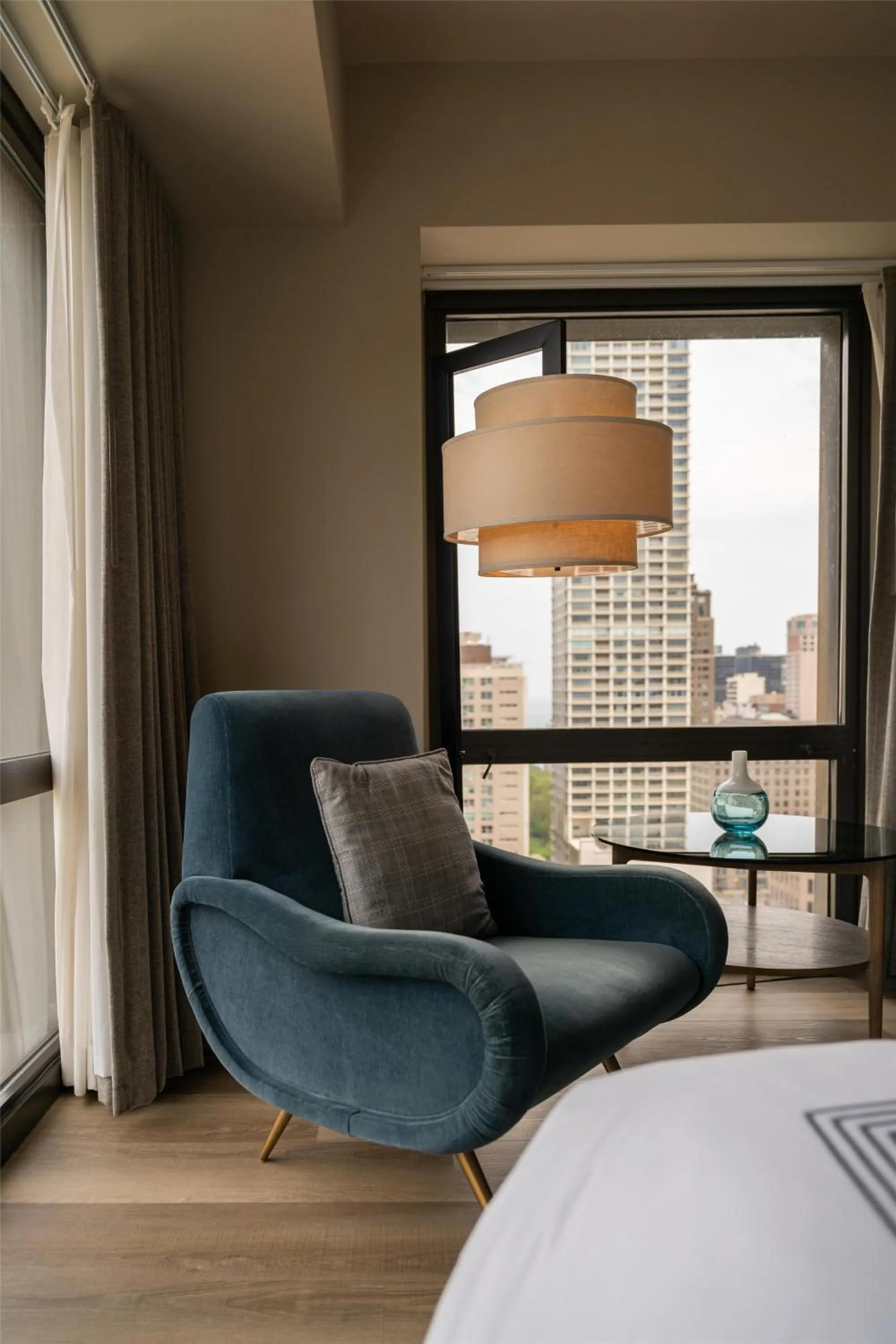 Bedroom, Bed in Thompson Chicago, by Hyatt