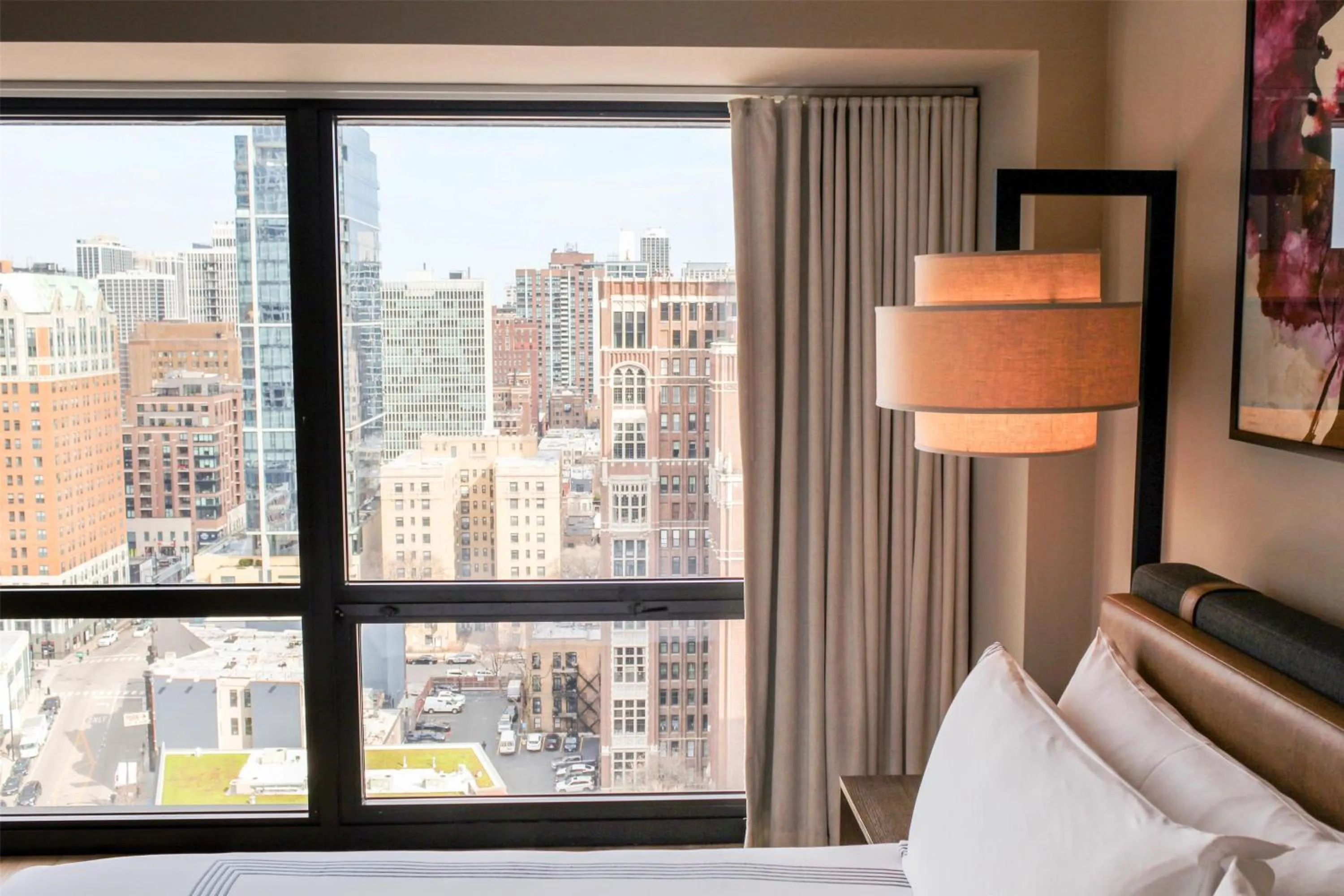 Photo of the whole room, Bed in Thompson Chicago, by Hyatt