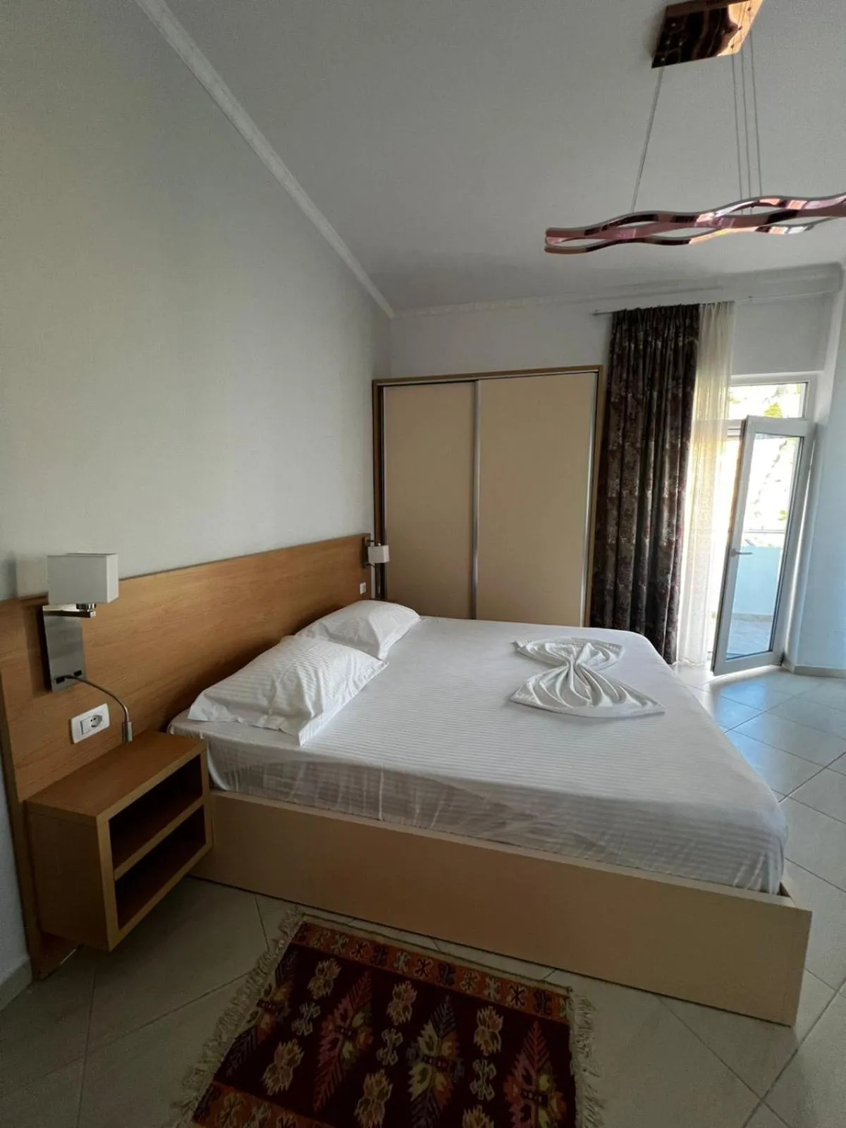 Bed in Hotel Kamomil