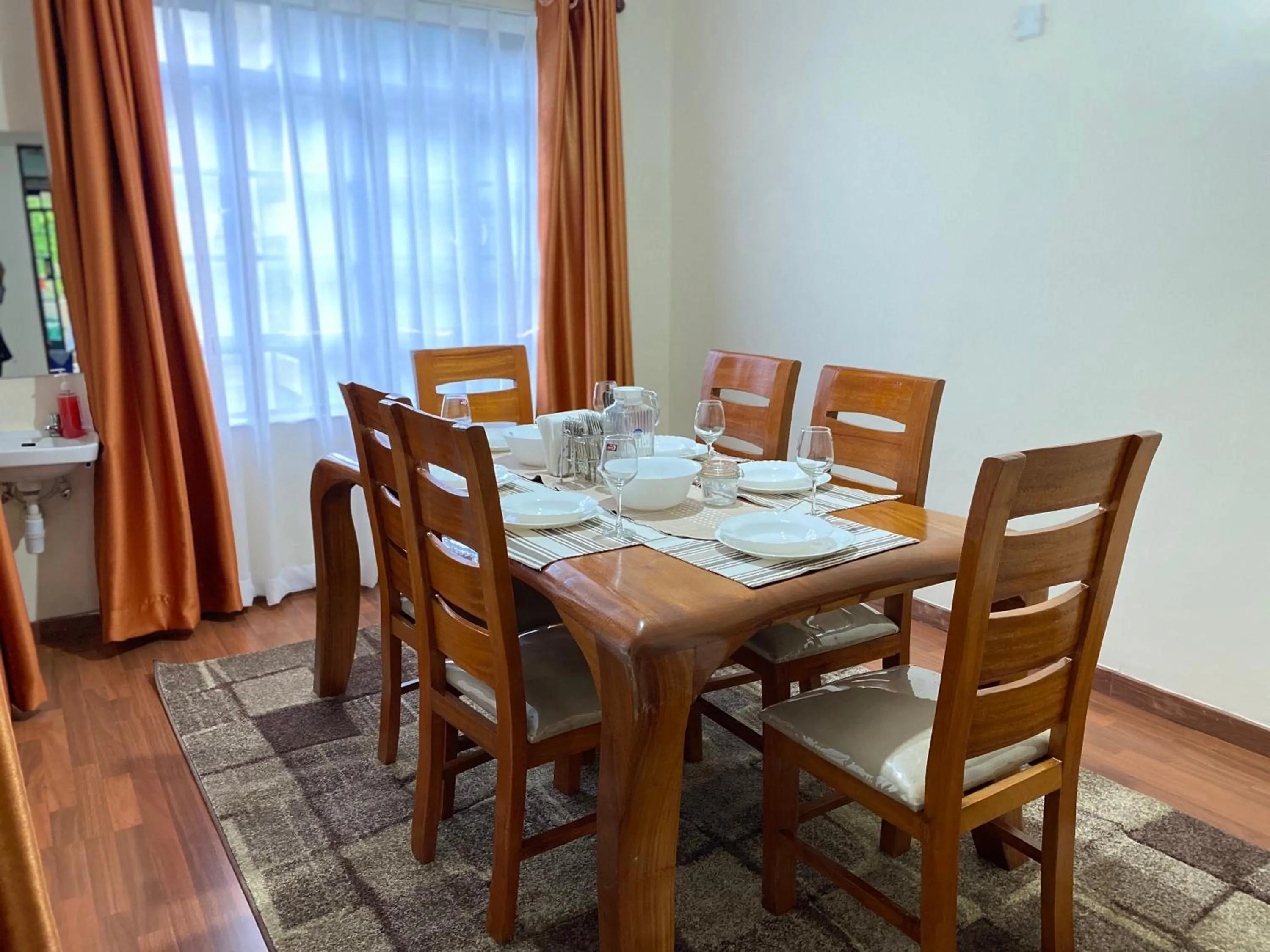 Dining area in Takdiri Homes