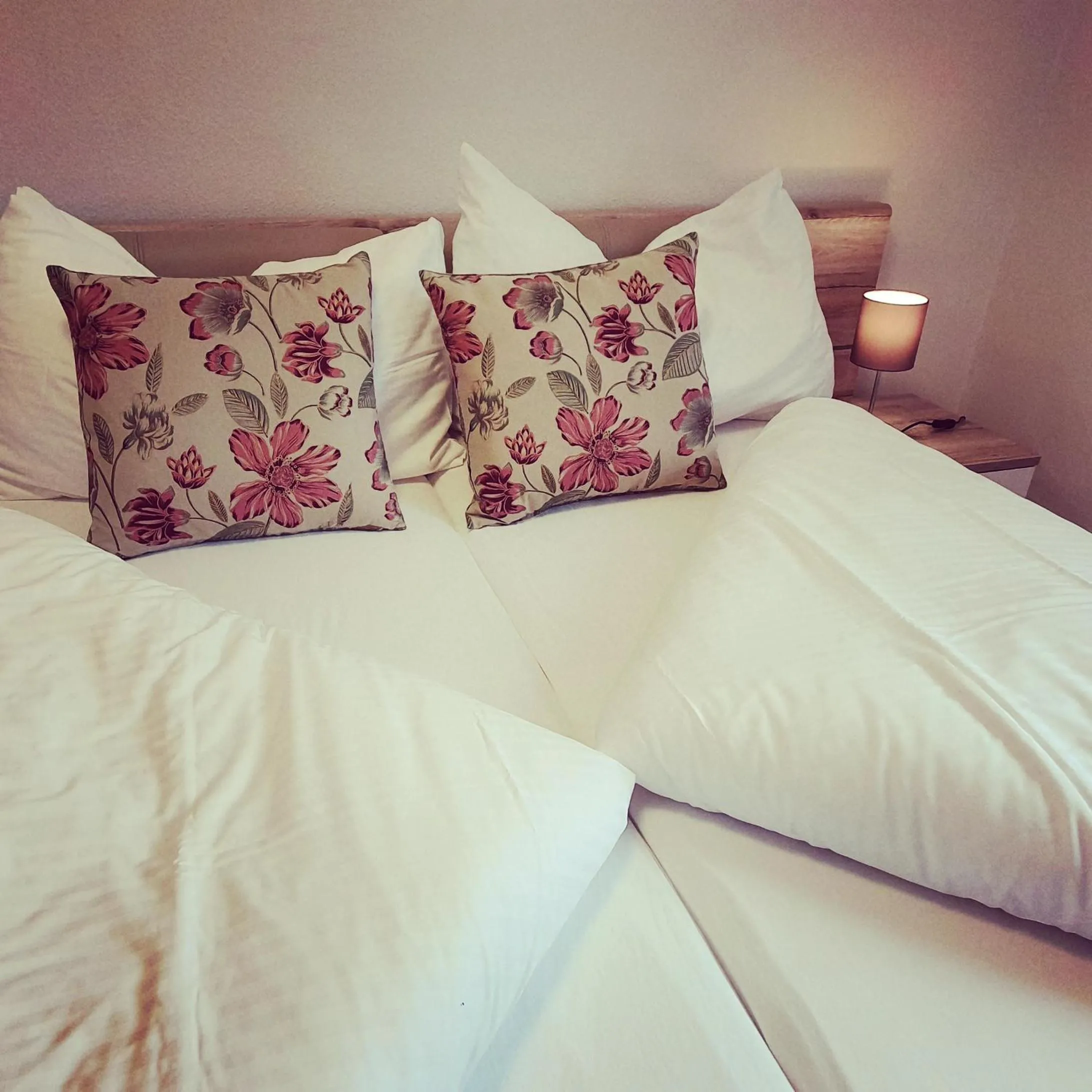 Bed in Hotel Rosengärtli