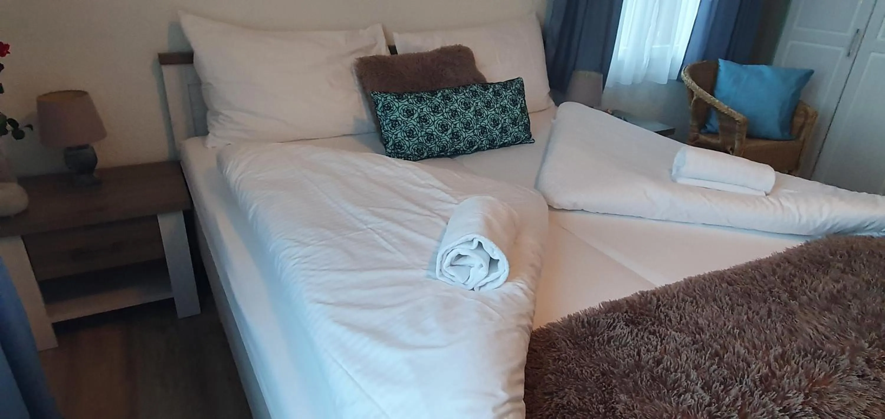 Bed in Hotel Rosengärtli