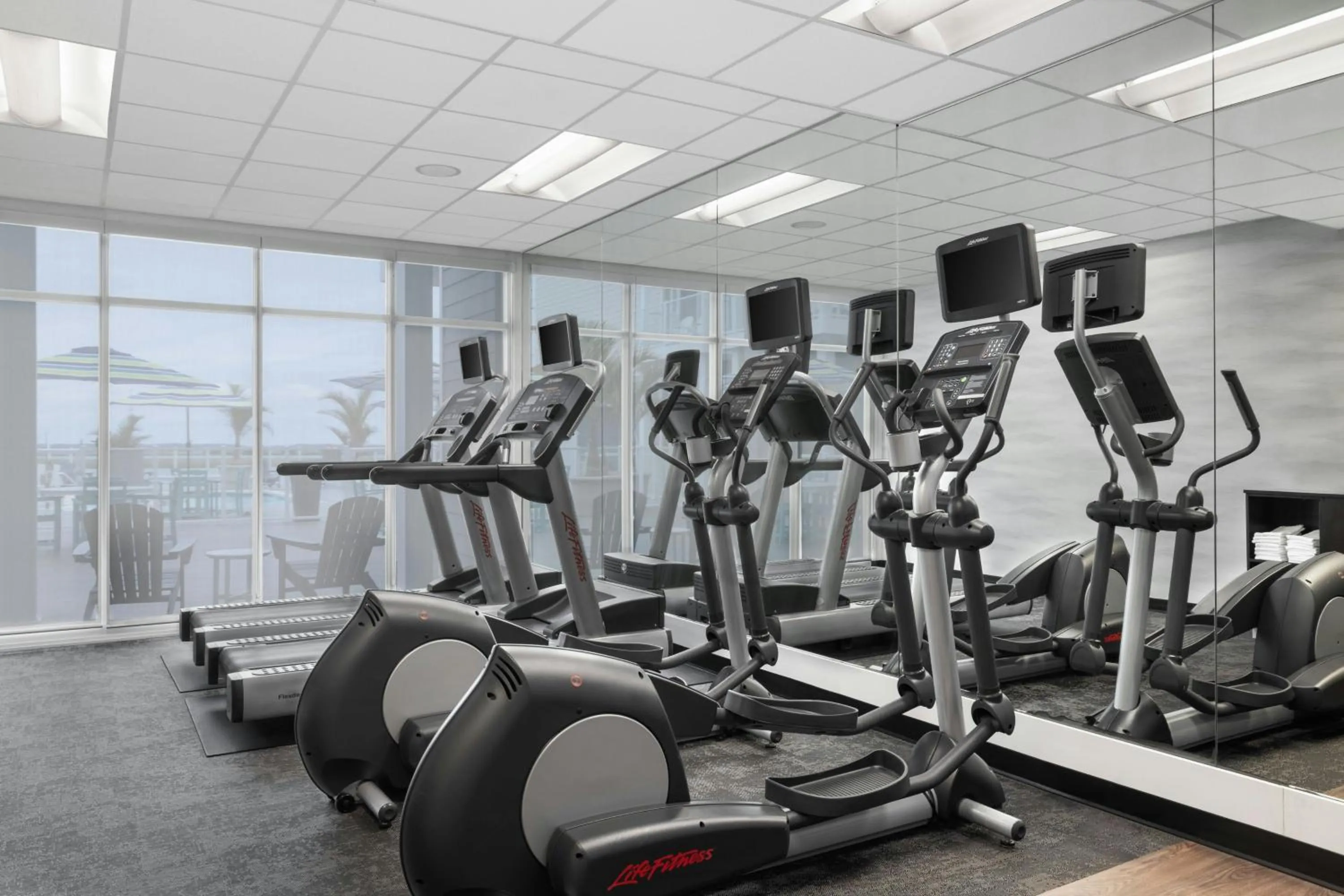 Fitness centre/facilities in Fairfield Inn & Suites by Marriott Chincoteague Island Waterfront
