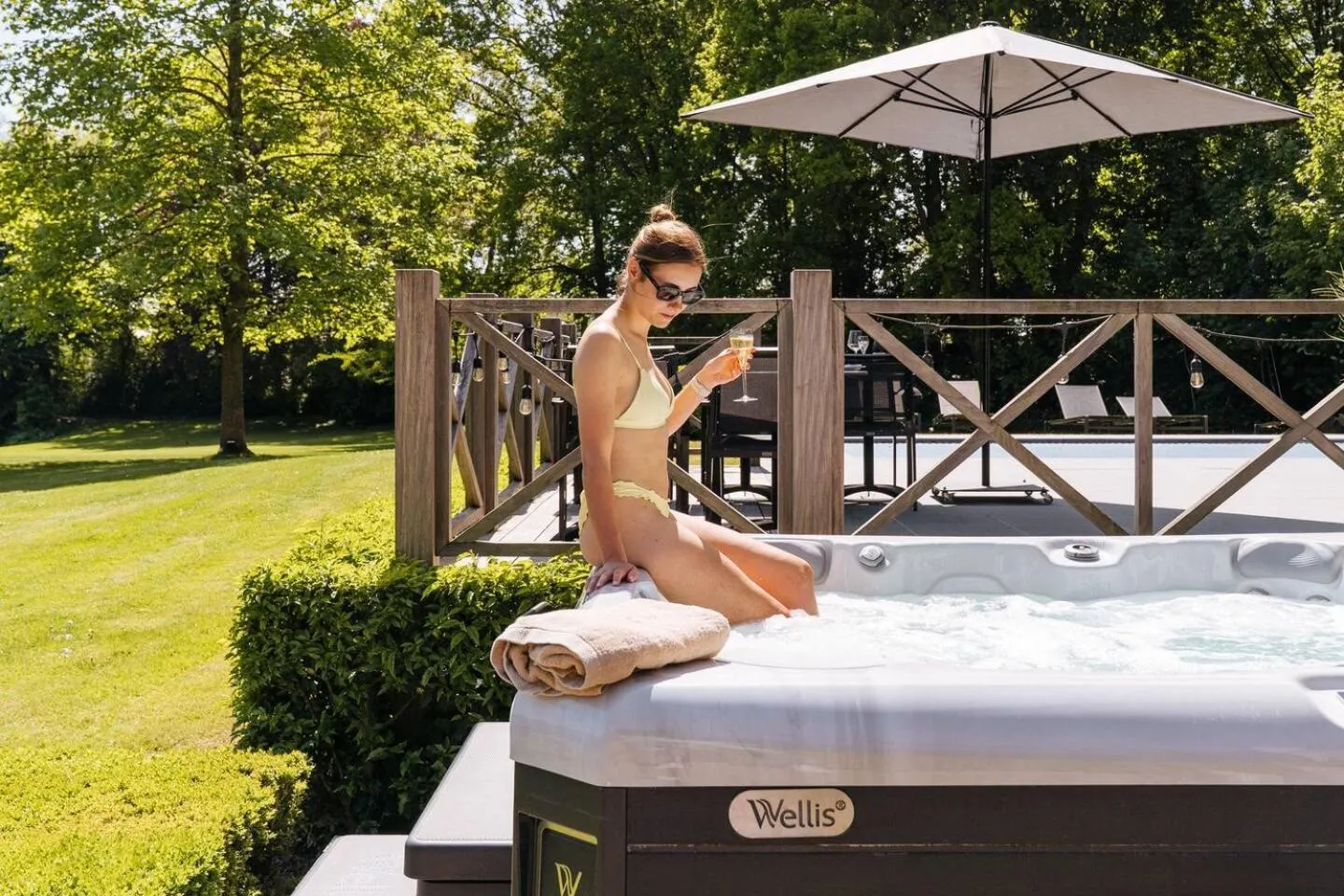 Hot Tub in Boutique Hotel Ter Wallen