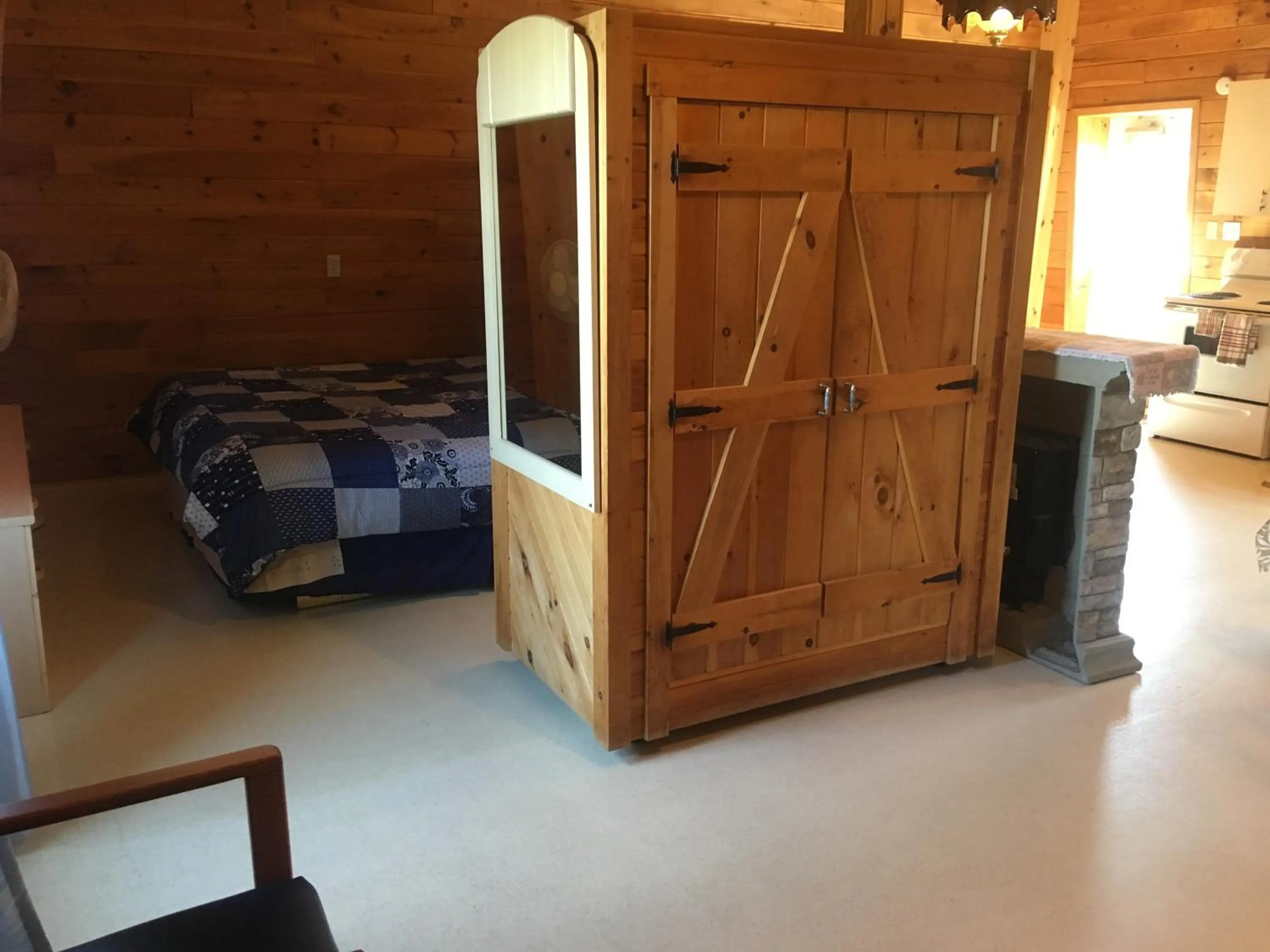 Bed in Baywatch Lighthouse Cottages & Motel