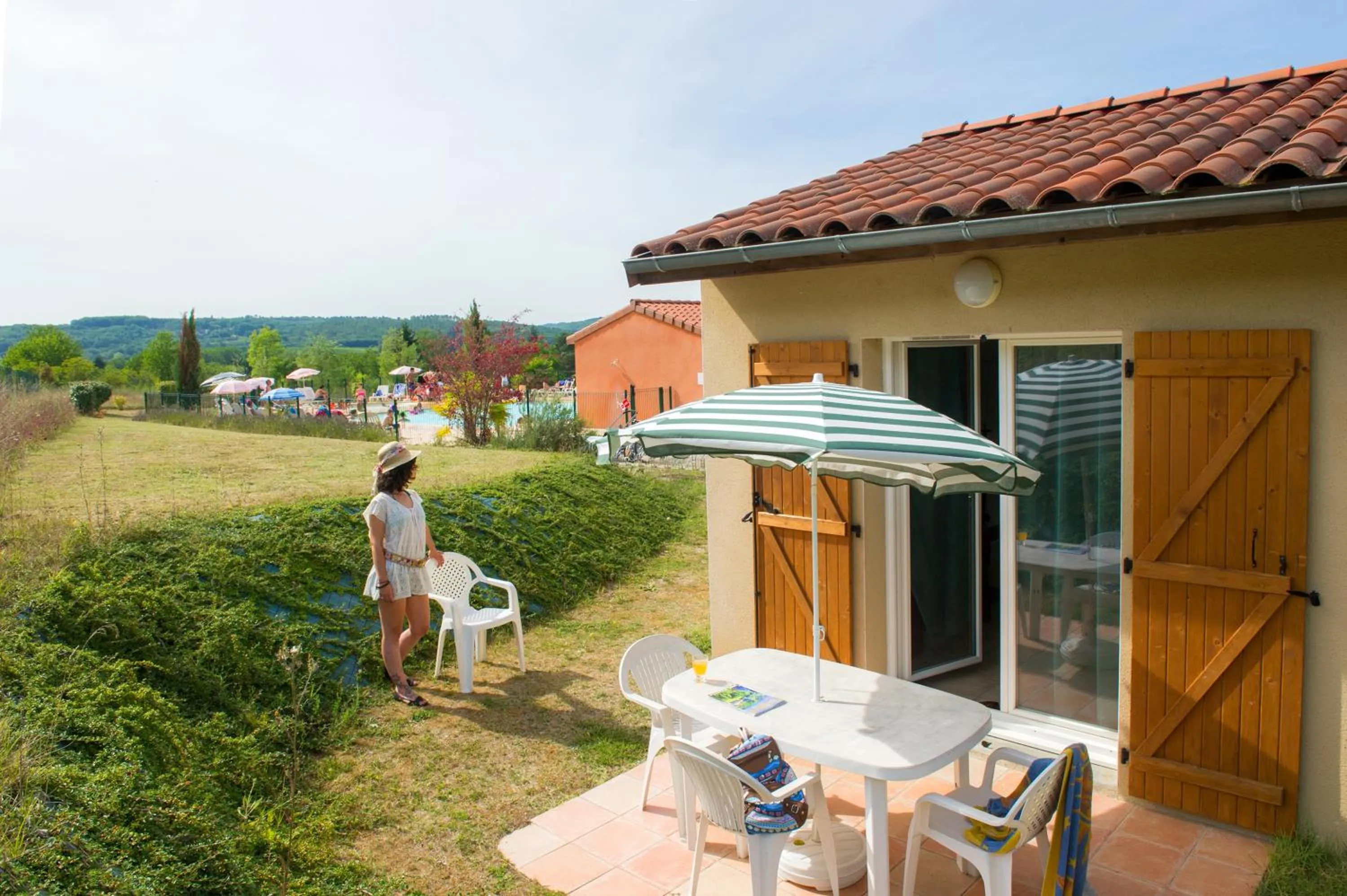 Balcony/Terrace in Résidence Goélia Le Hameau de la Vézère