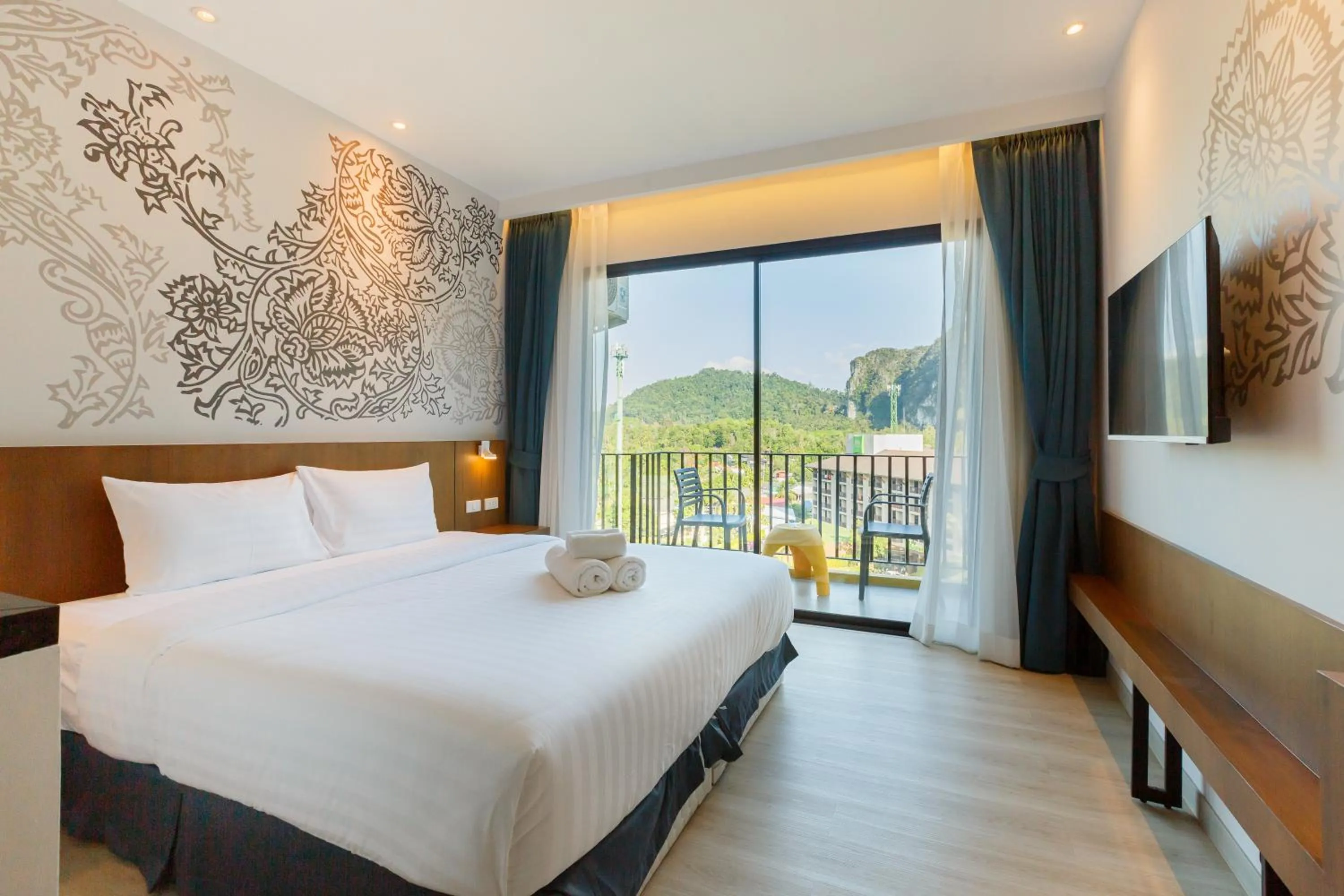 Natural landscape, Bed in Vacay Aonang Hotel