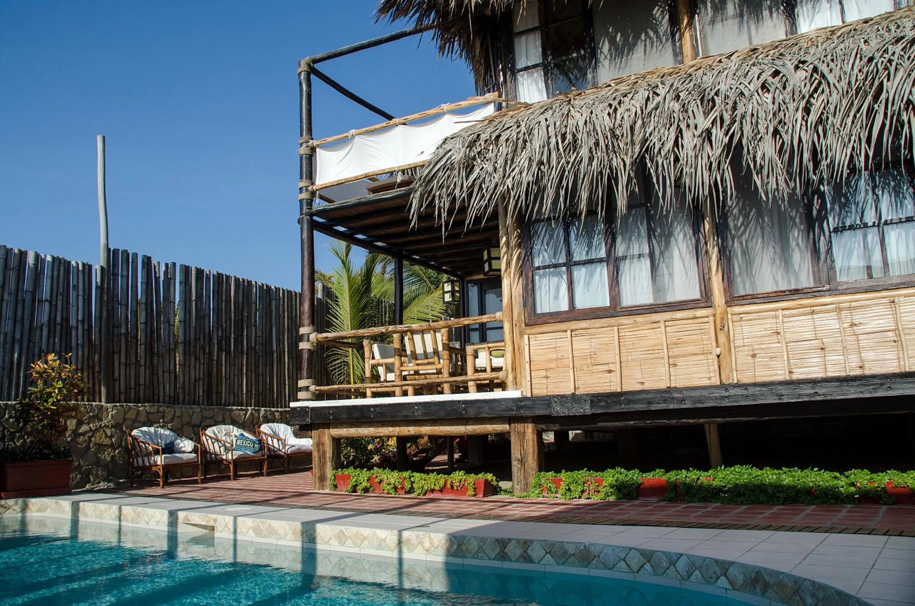 Facade/entrance in Las Cabañas de Antica