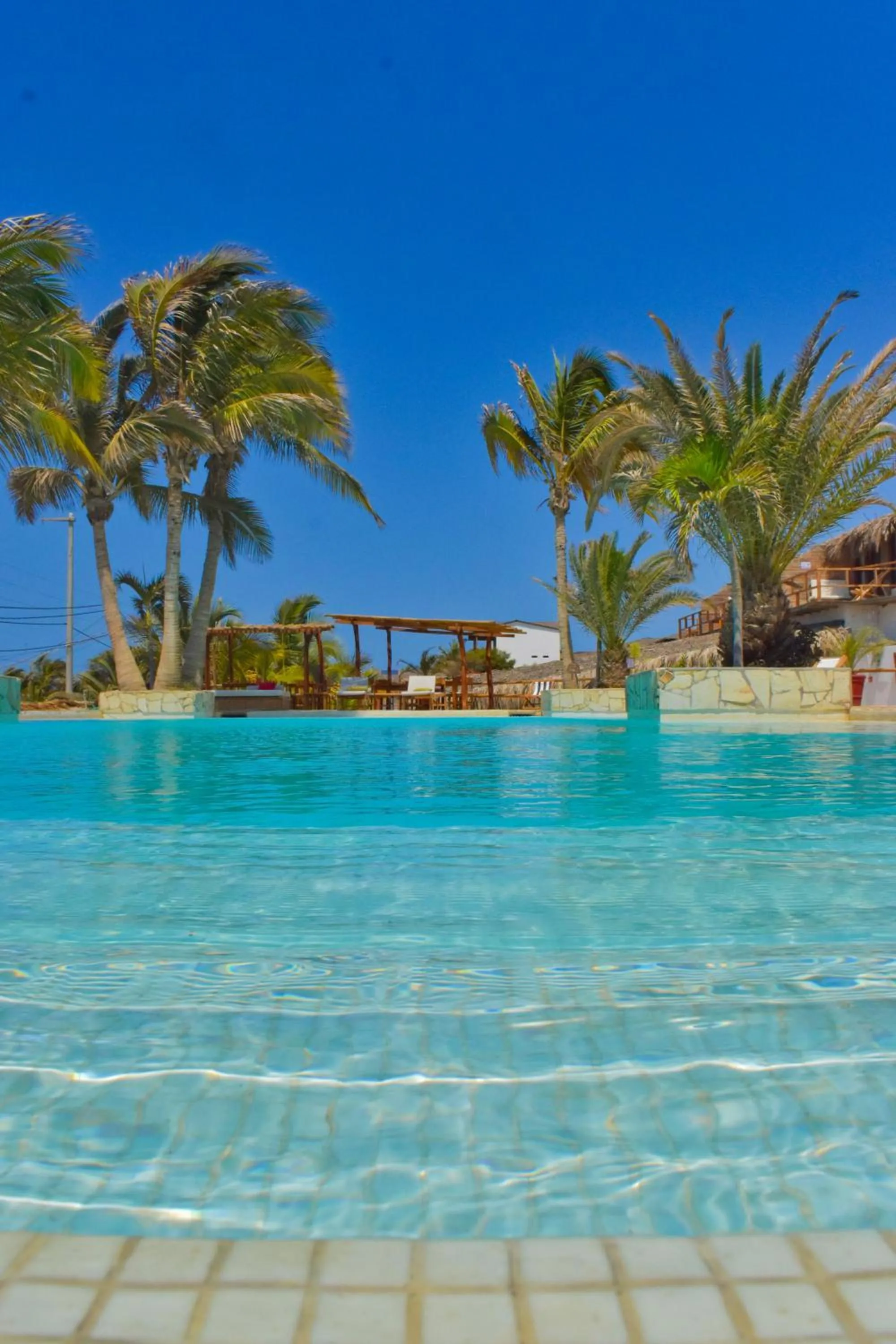 Swimming pool in Las Cabañas de Antica