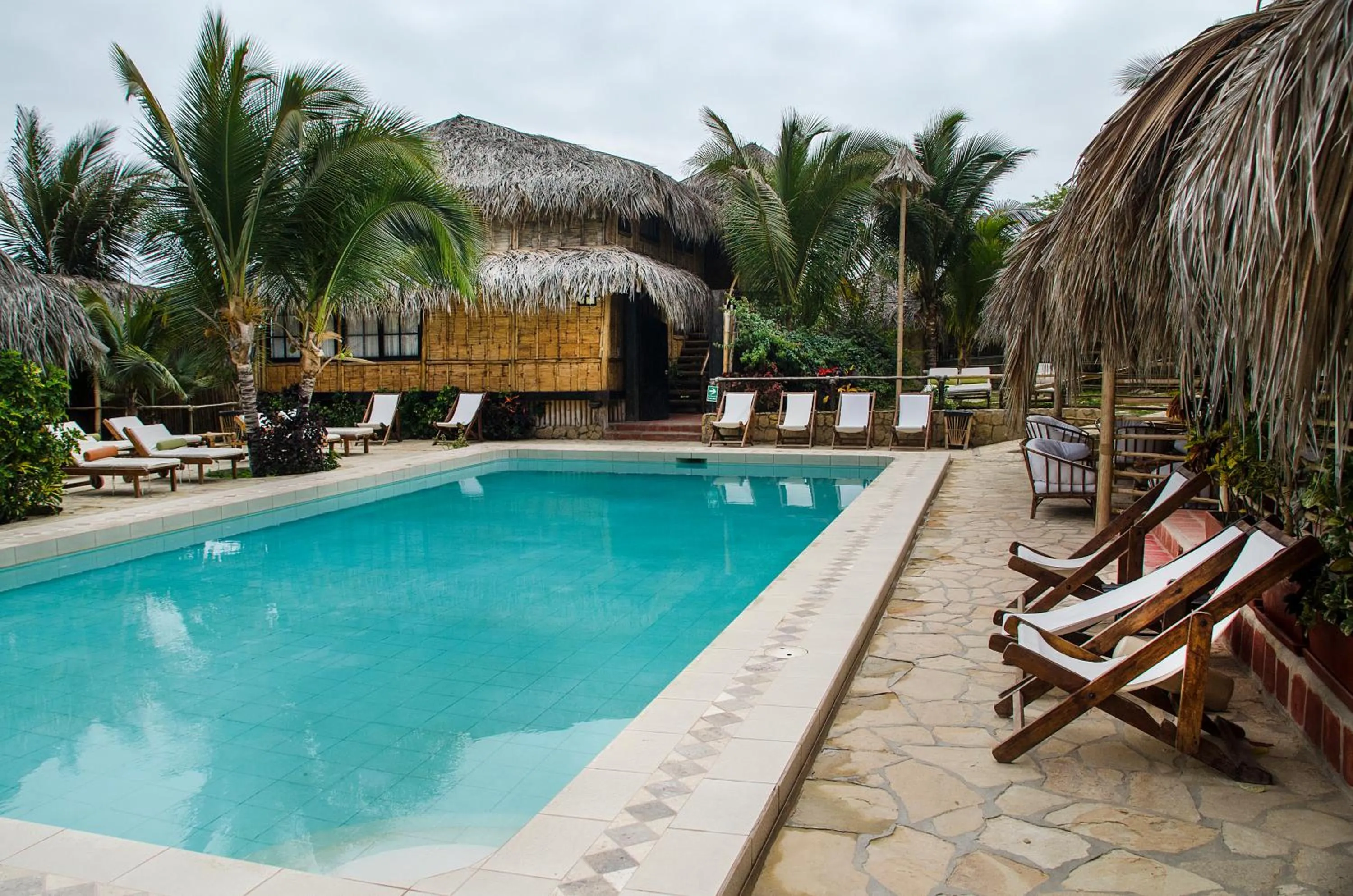 Swimming pool in Las Cabañas de Antica