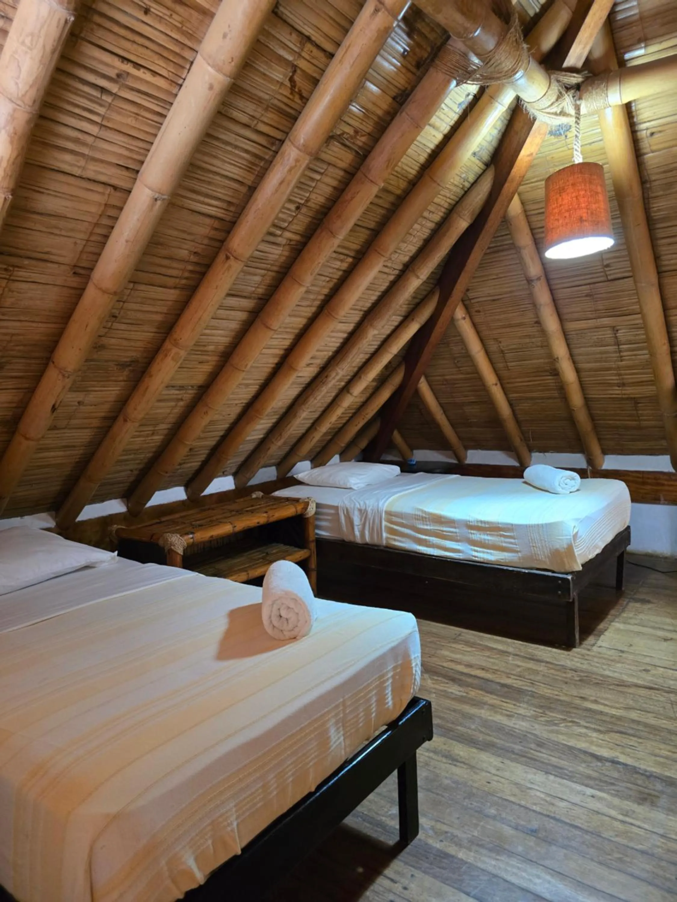 Bed in Las Cabañas de Antica