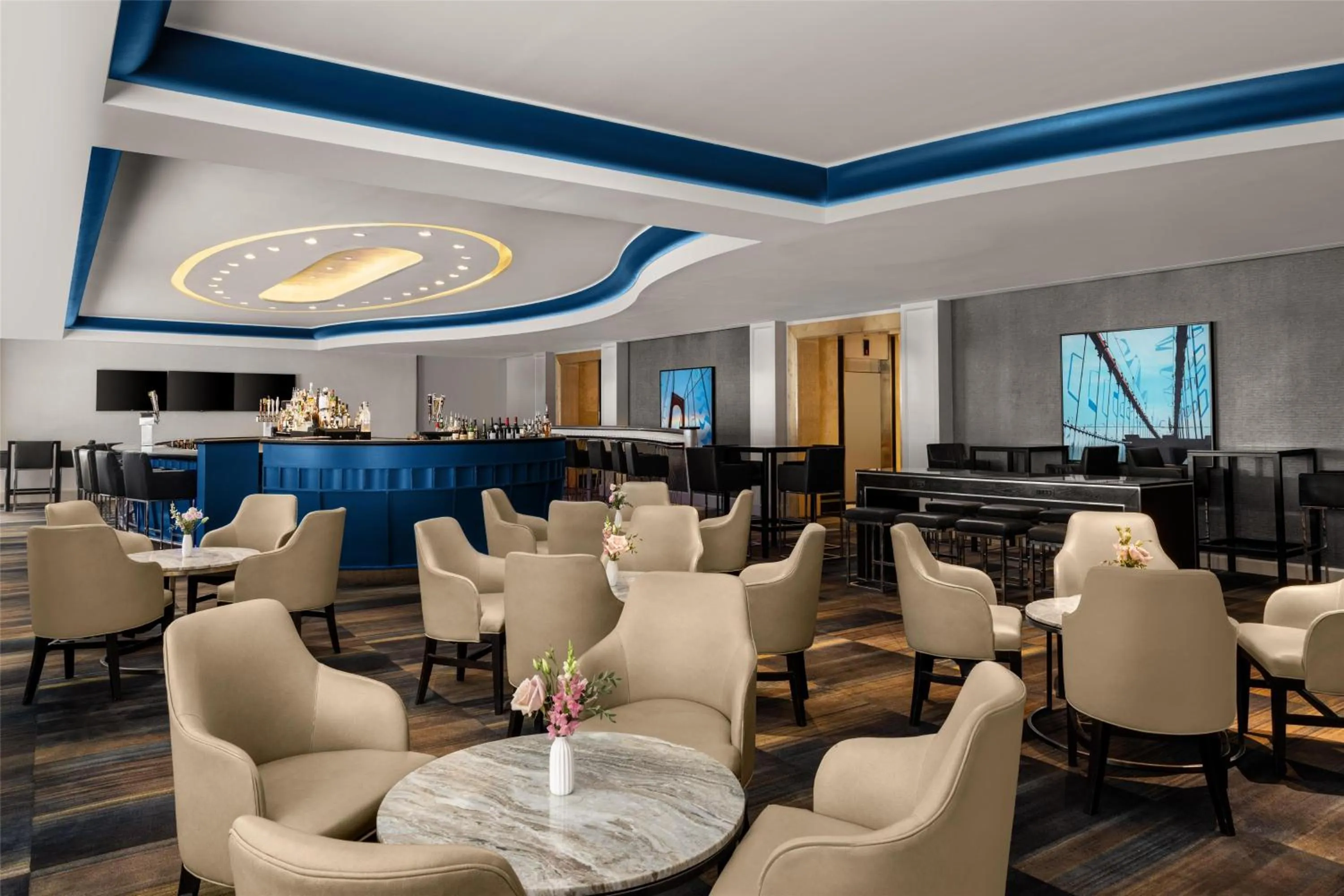 Lounge or bar in New York Hilton Midtown
