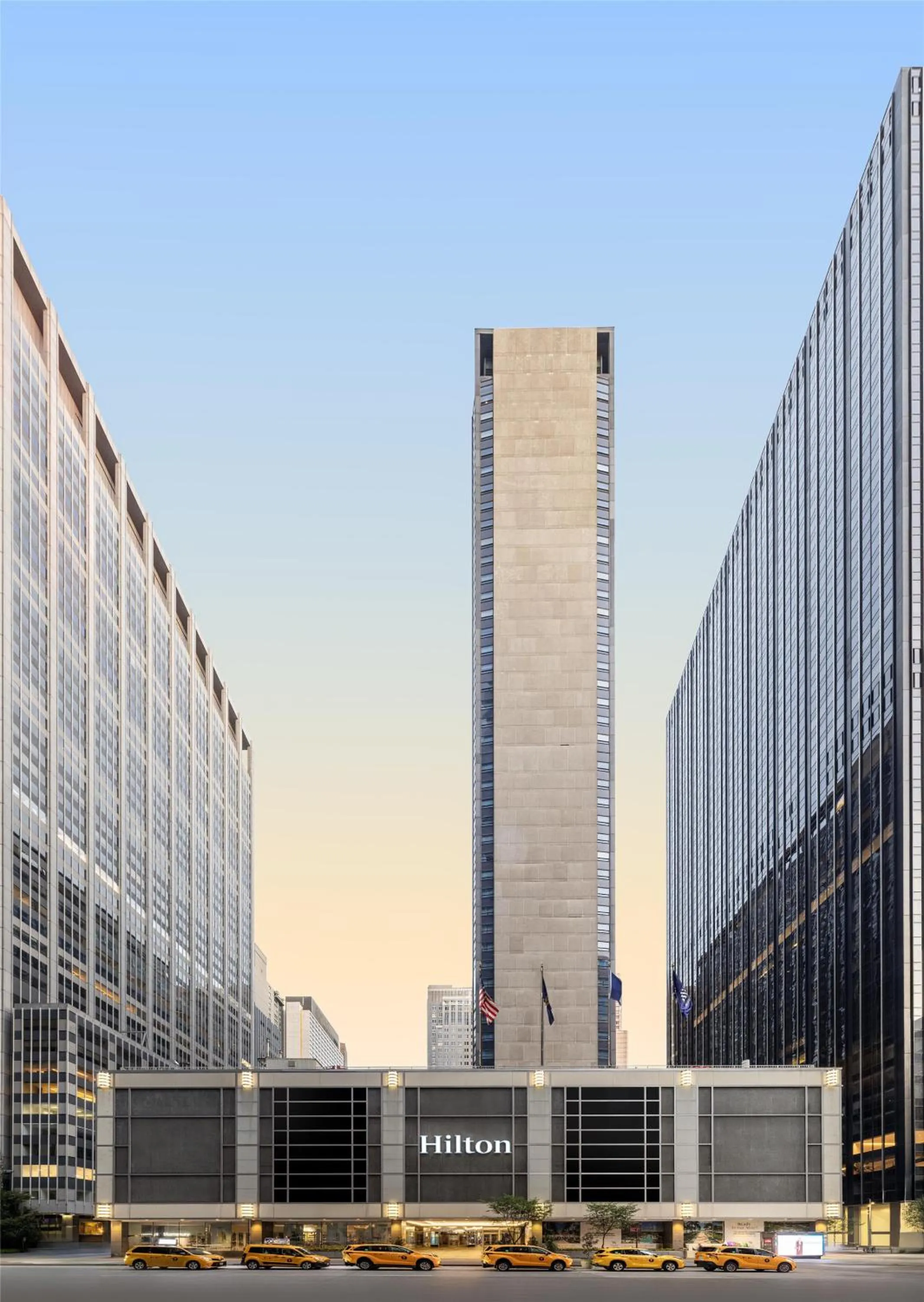 Property building in New York Hilton Midtown