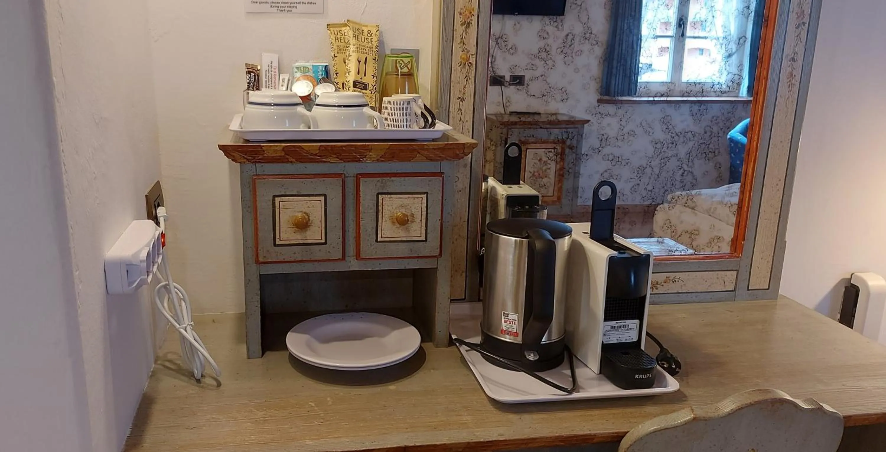 Coffee/tea facilities in Garnì Stella Alpina