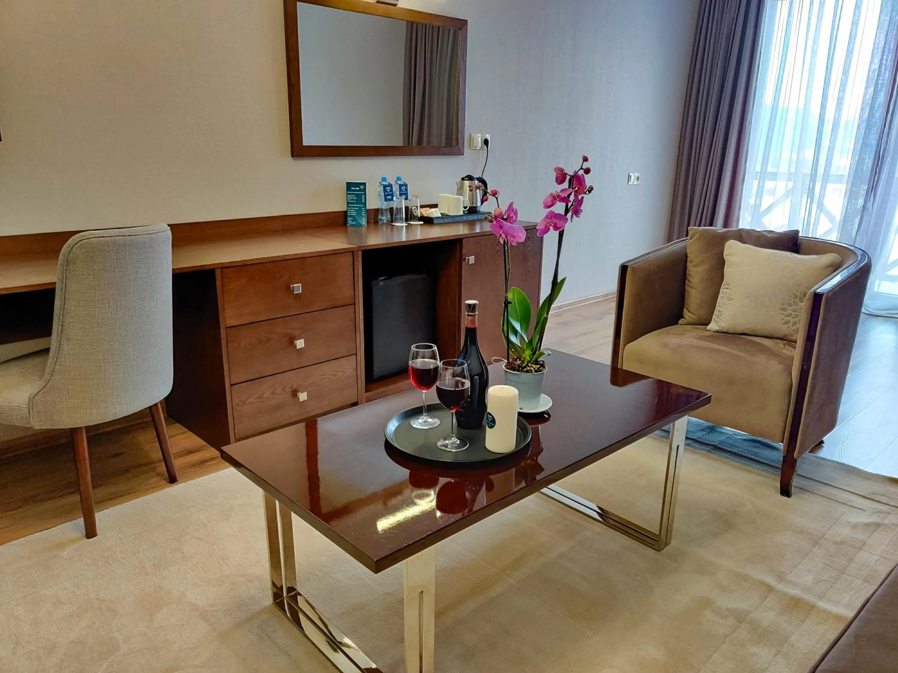 Living room in Crystal Hotel & SPA