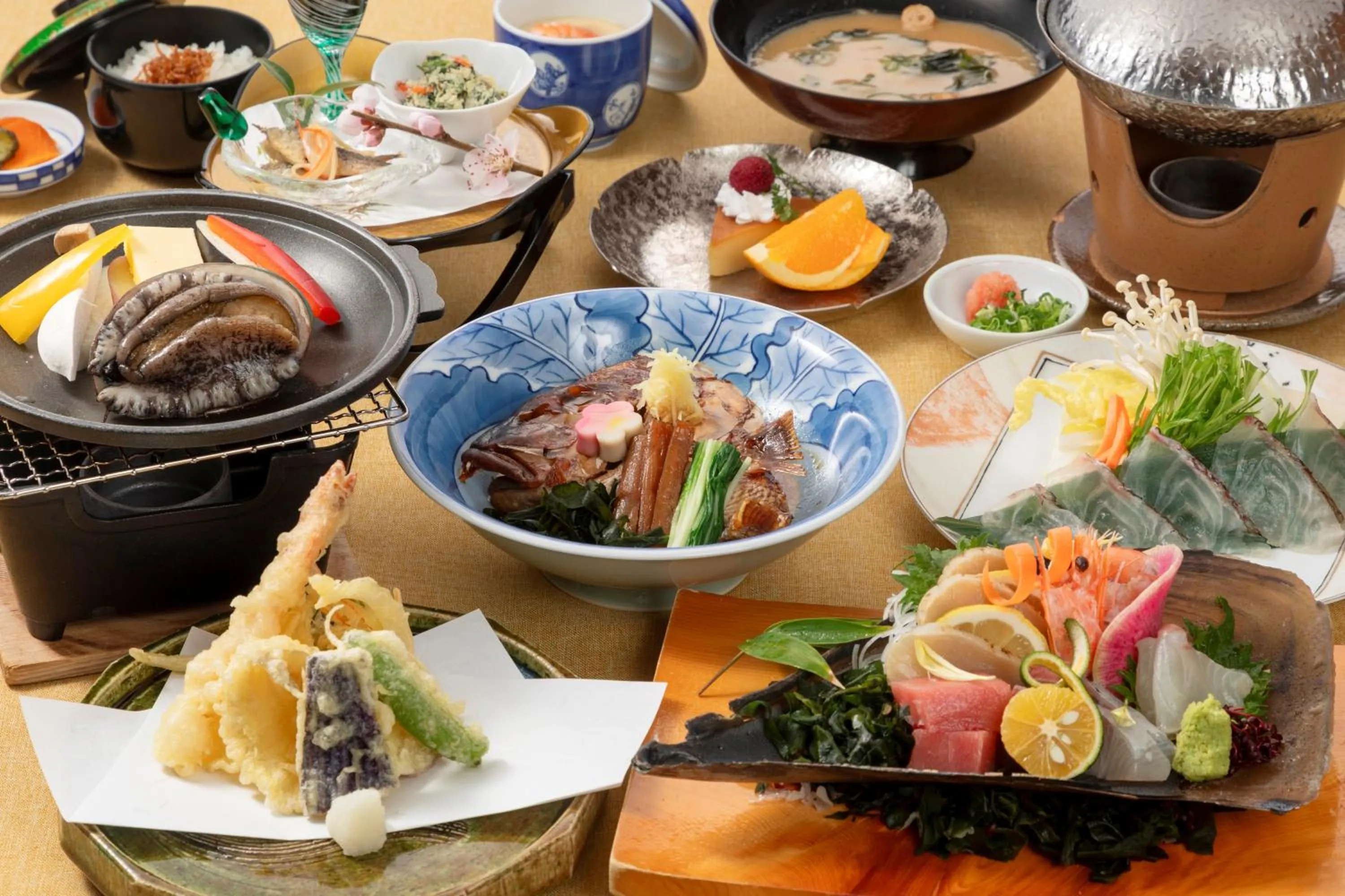 Dinner in Hotel Riviera Shishikui