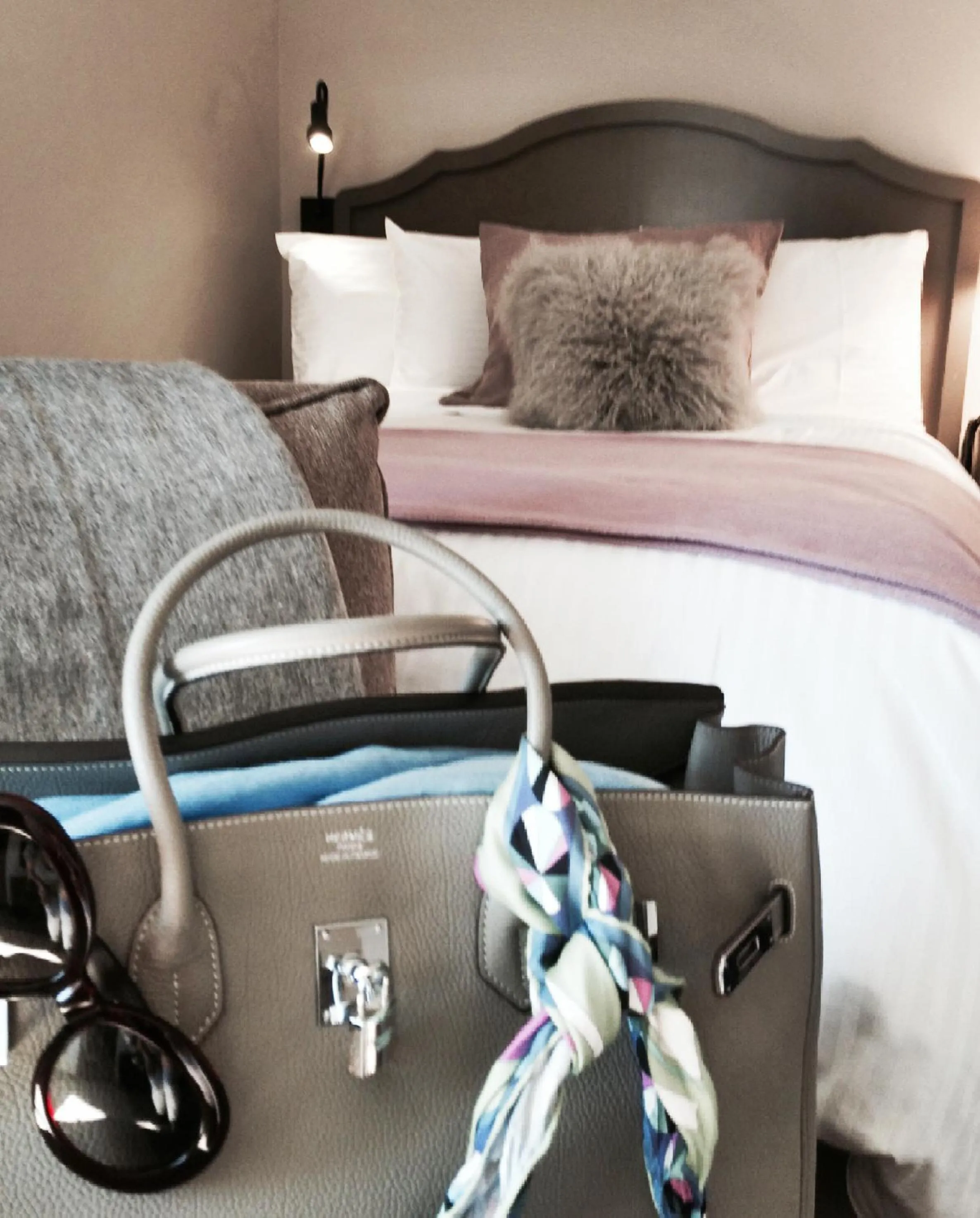 Decorative detail, Bed in Hollywood Hotel