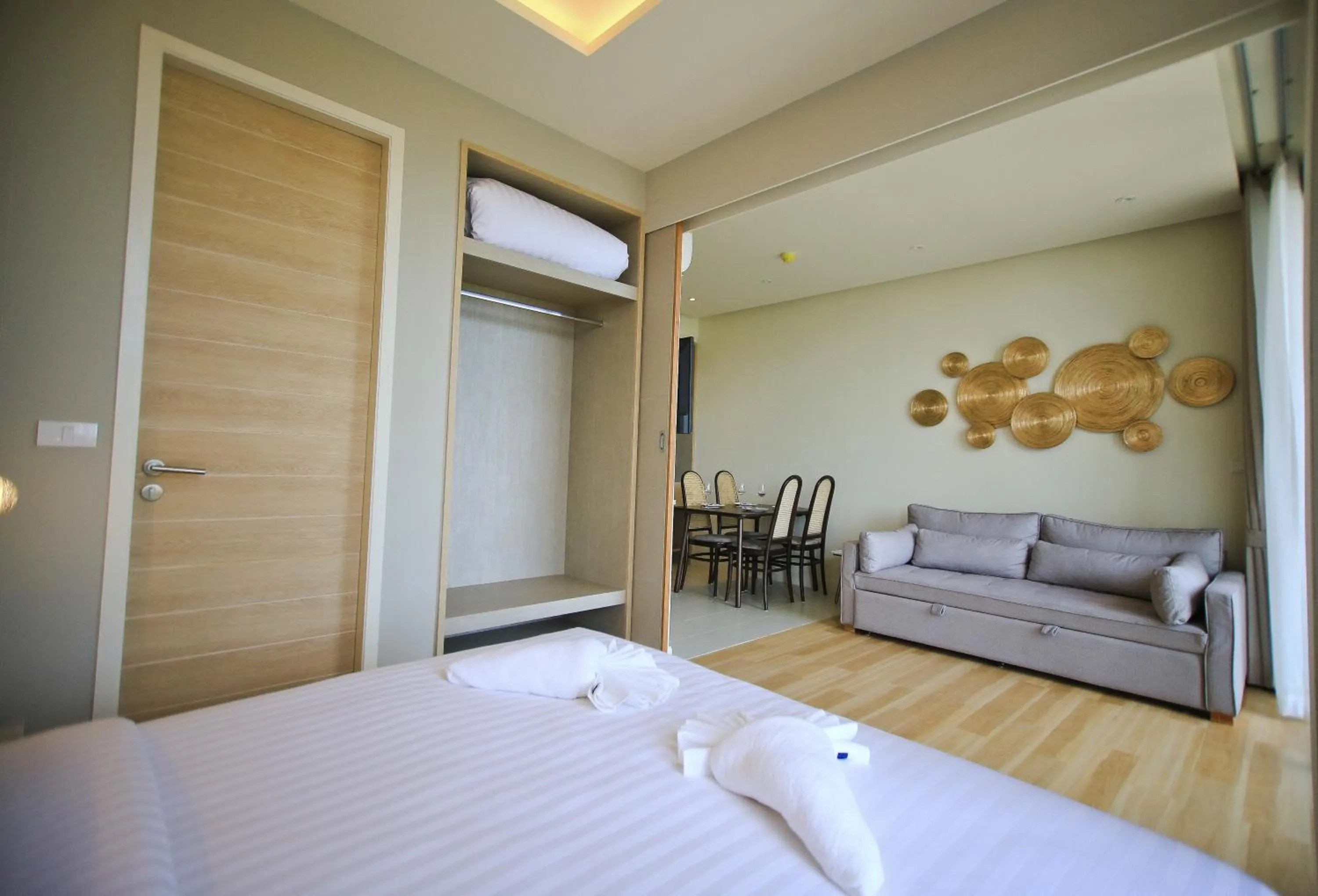 Photo of the whole room, Bed in Rocco Aonang Krabi