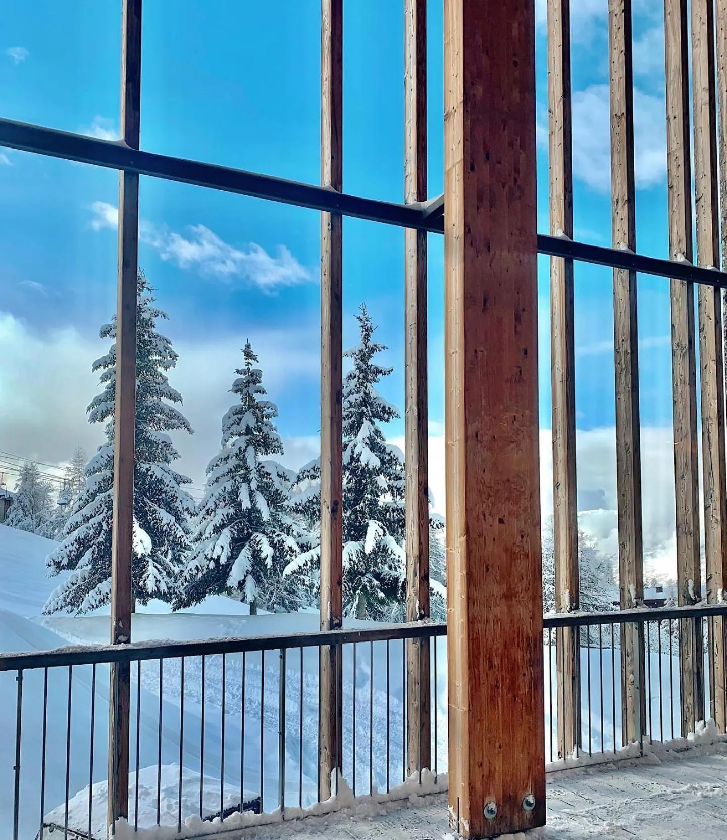 Natural landscape in L'Aiguille Grive Chalets Hotel