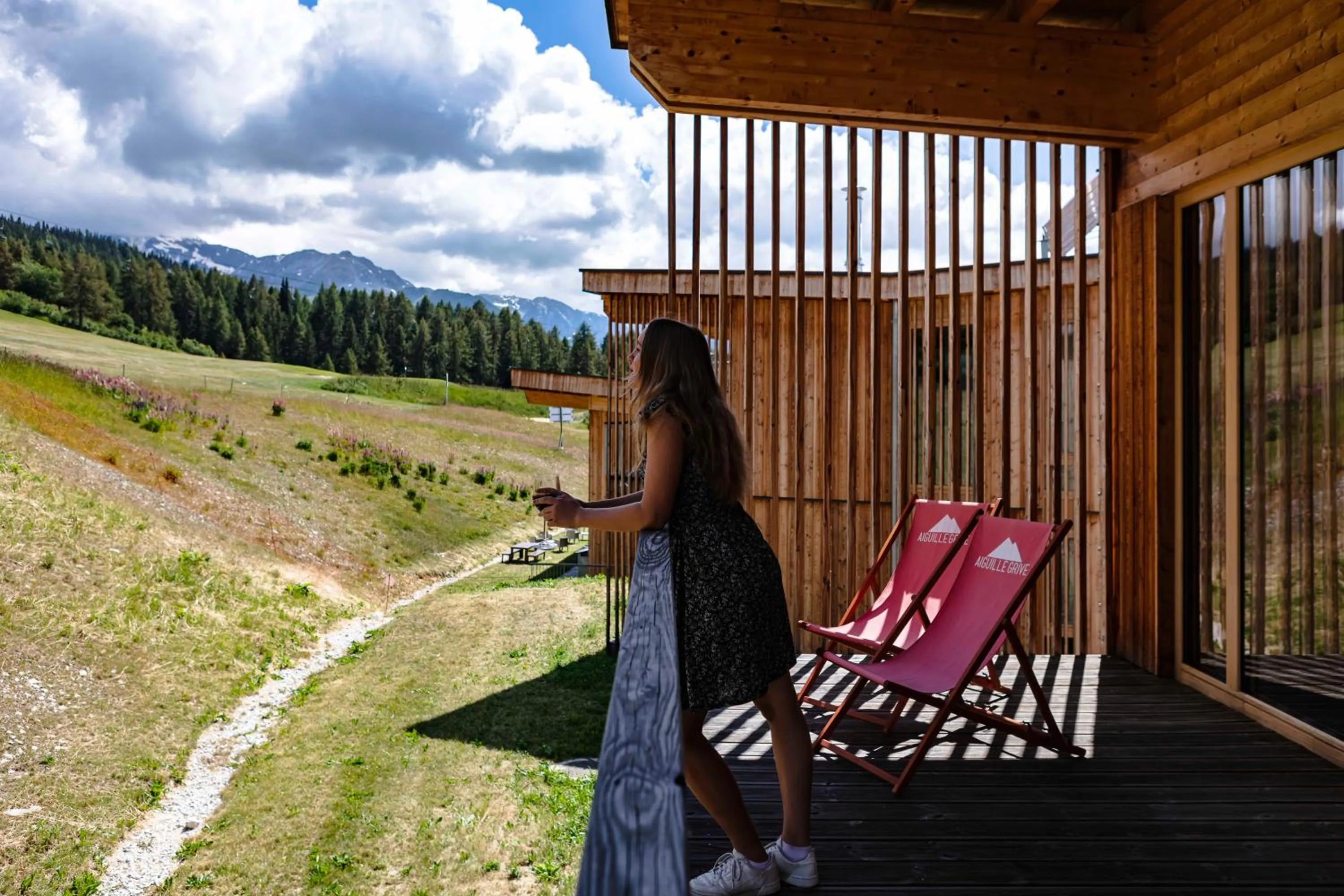 Day in L'Aiguille Grive Chalets Hotel