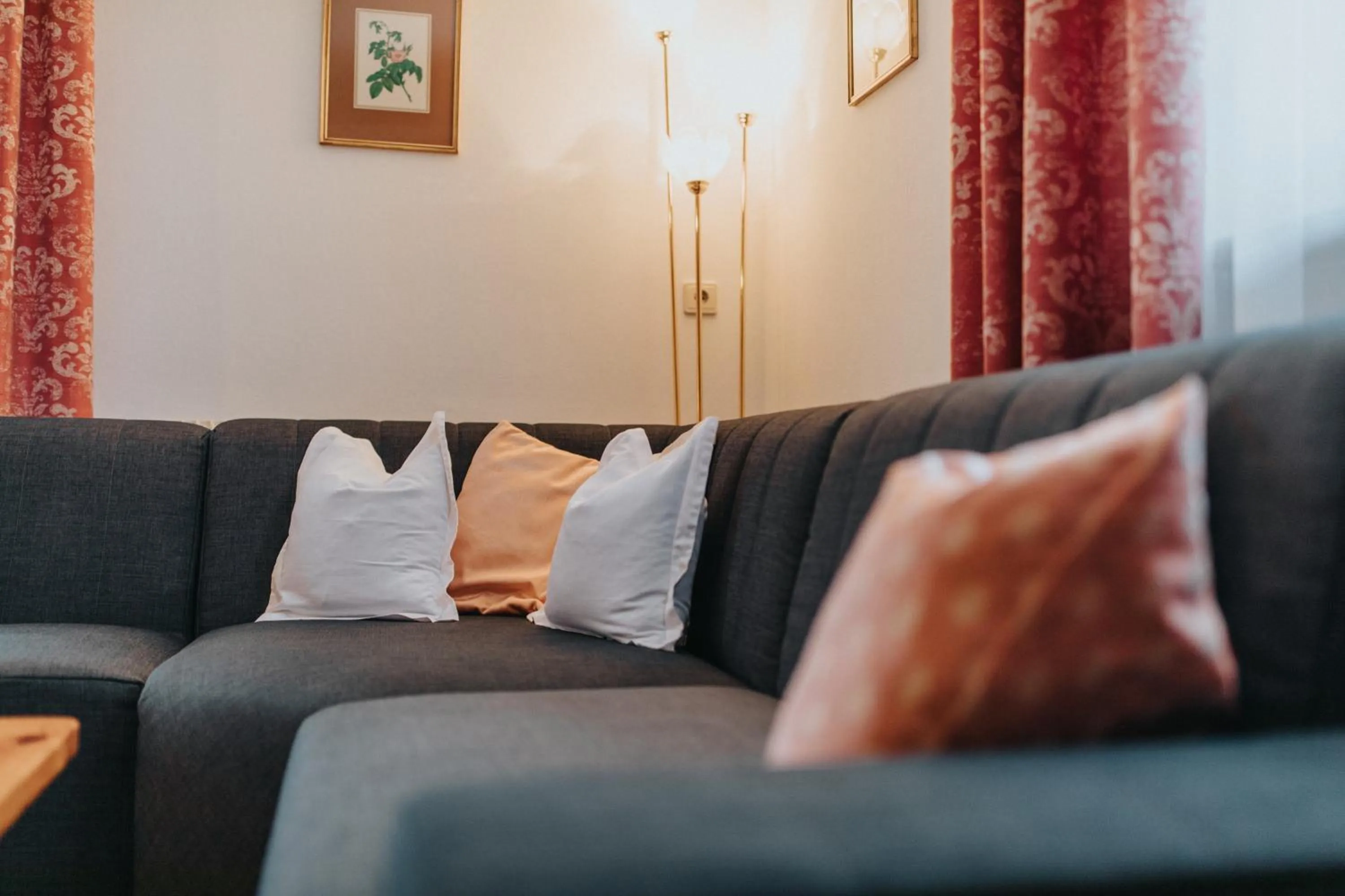 Living room in Residence Obermoarhof - Family Apartments with Pool & Playground
