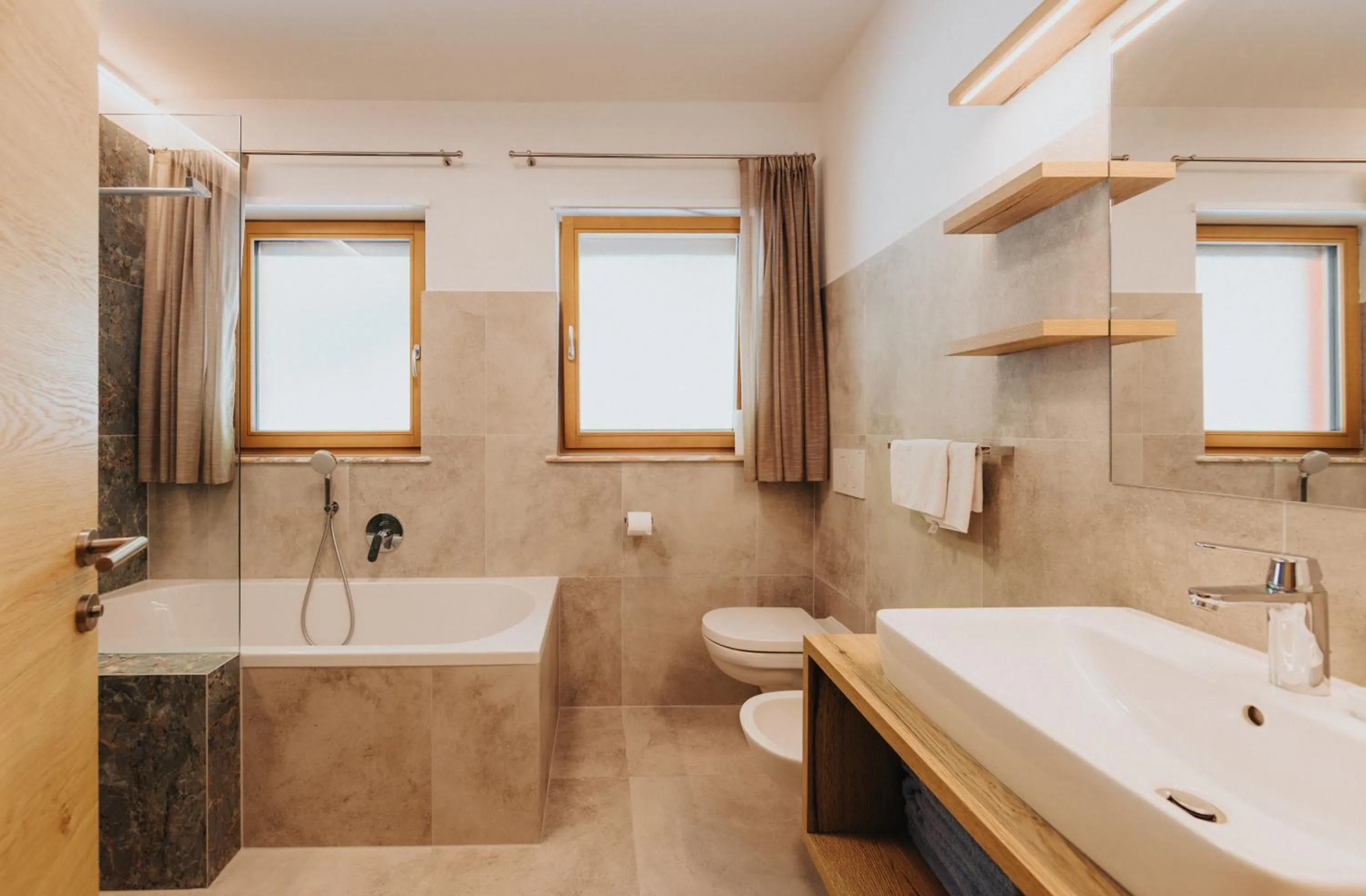 Bathroom in Residence Obermoarhof - Family Apartments with Pool & Playground